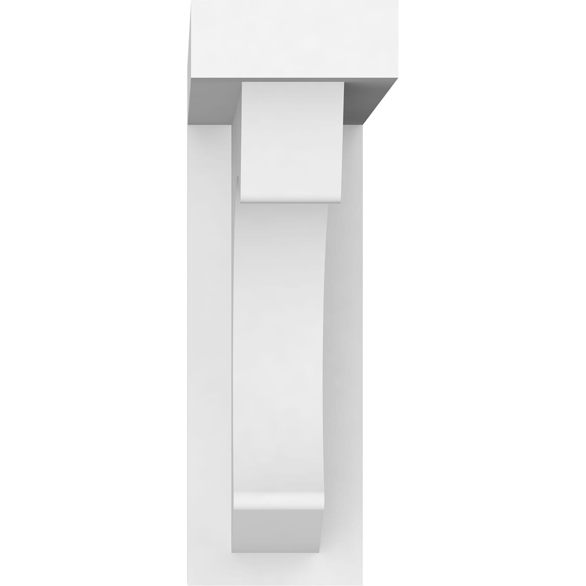 Ekena Millwork BKTP02X06X06EMR Exterior-Brackets-Braces - View #2