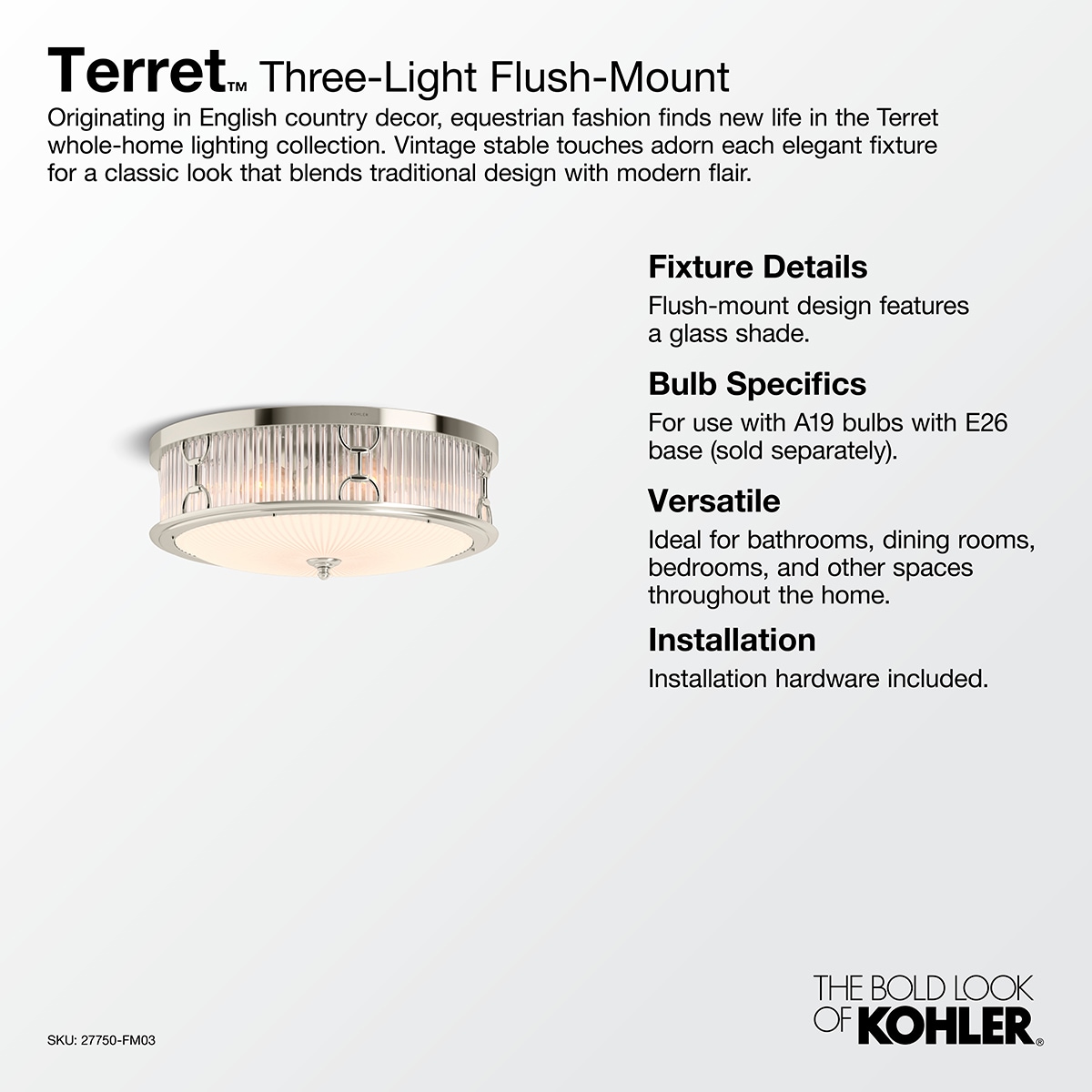 KOHLER 27750-FM03-SNL flushmounts - View #3