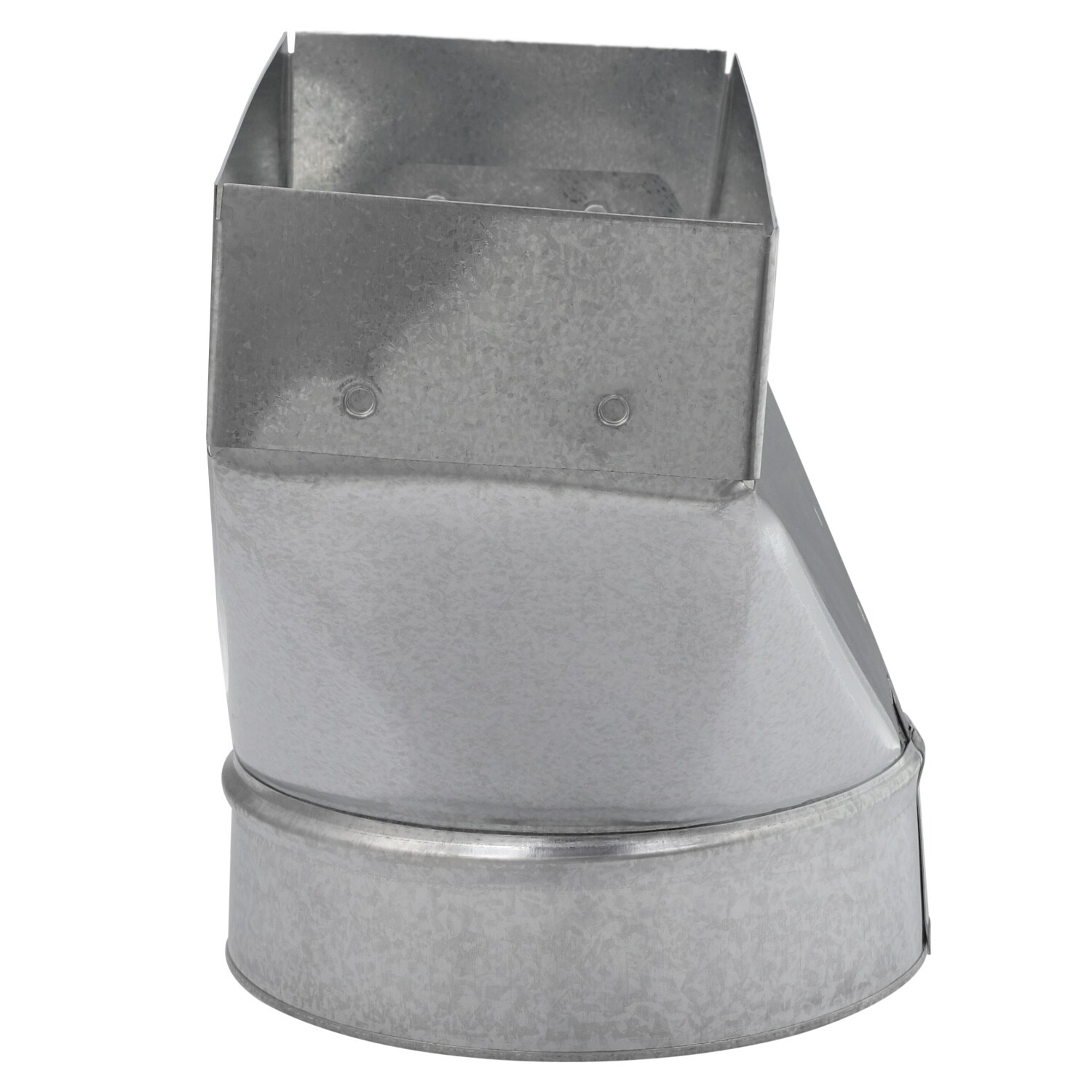 Imperial 6 In 30 Gauge Galvanized Steel Round Straight Register Duct Boot In The Duct 5700