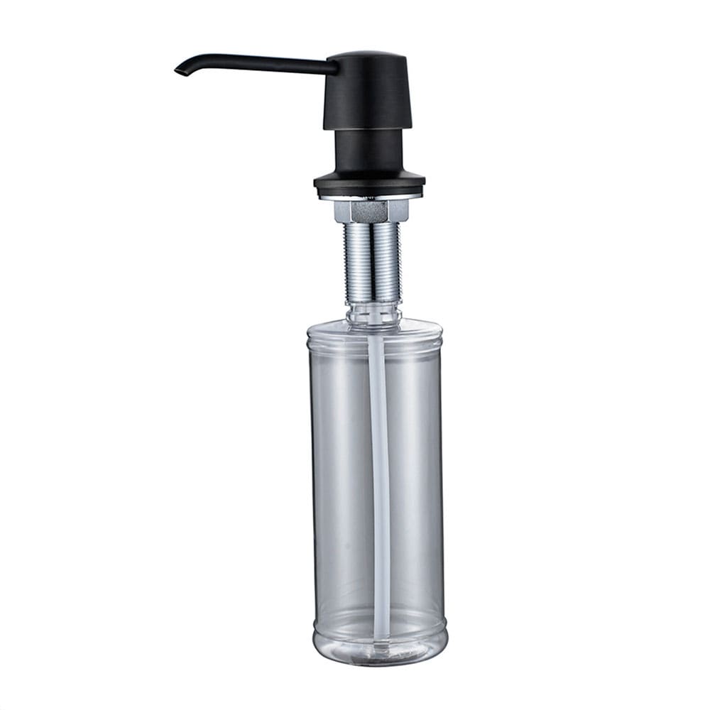 Tinyhomie Black Soap Dispenser for Kitchen Sink Refill from Top 1 Pack