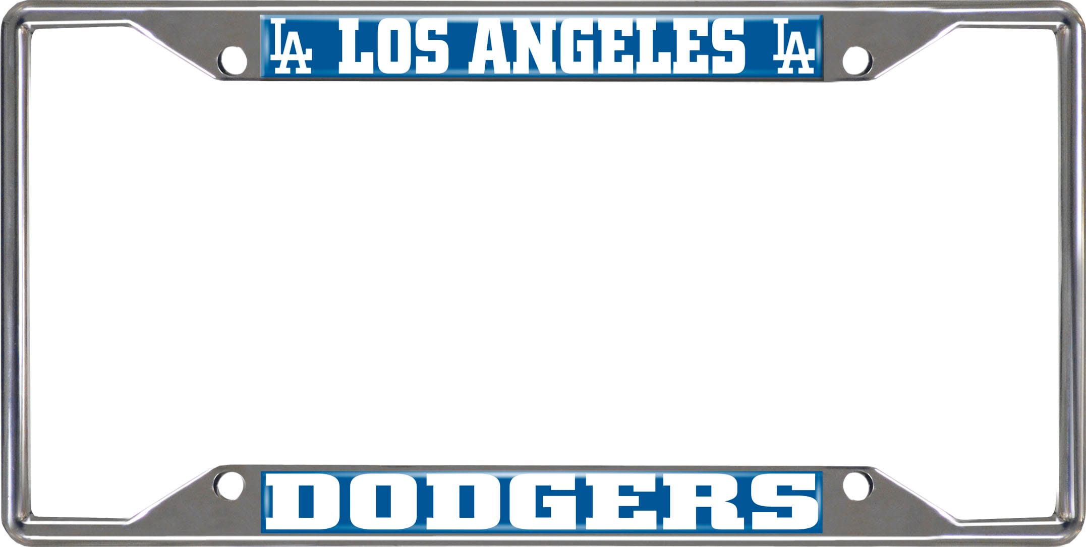 La Dodgers World Series Champions Metal License Plate