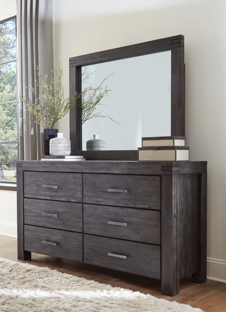 Modus Furniture Meadow Graphite Acacia 6-Drawer Double Dresser Sold ...