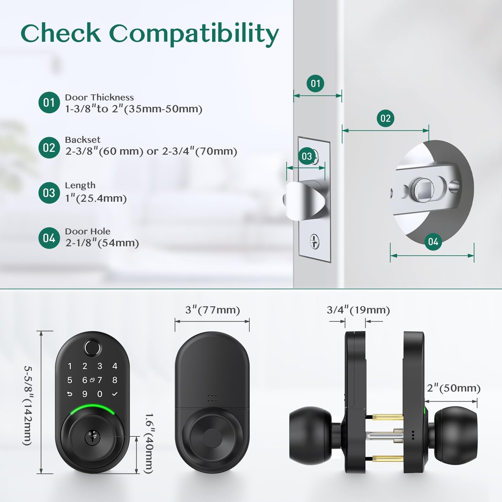 Phyfalip LPF0502T13 Electronic-Door-Locks - View #6