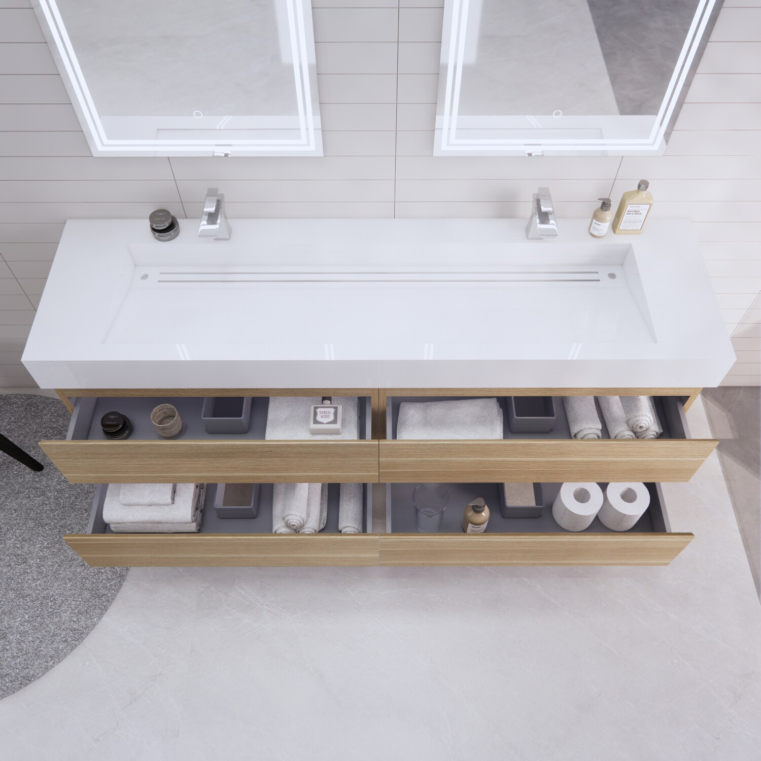 BV Better Vanity BTB-72D-CO Bath-Vanity-Combo - View #5