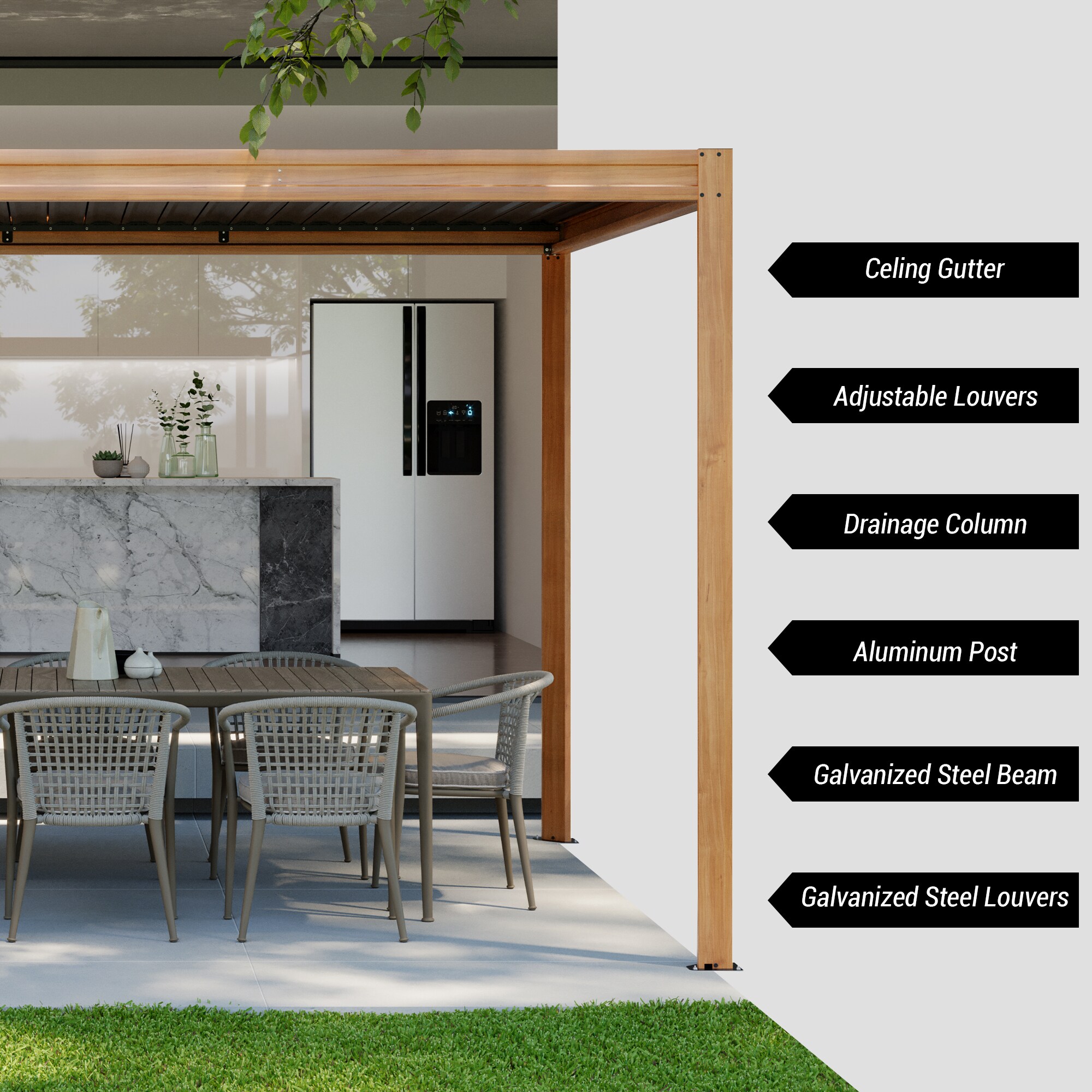 Mondawe MD-LGMF1631A Pergolas-2 - View #9