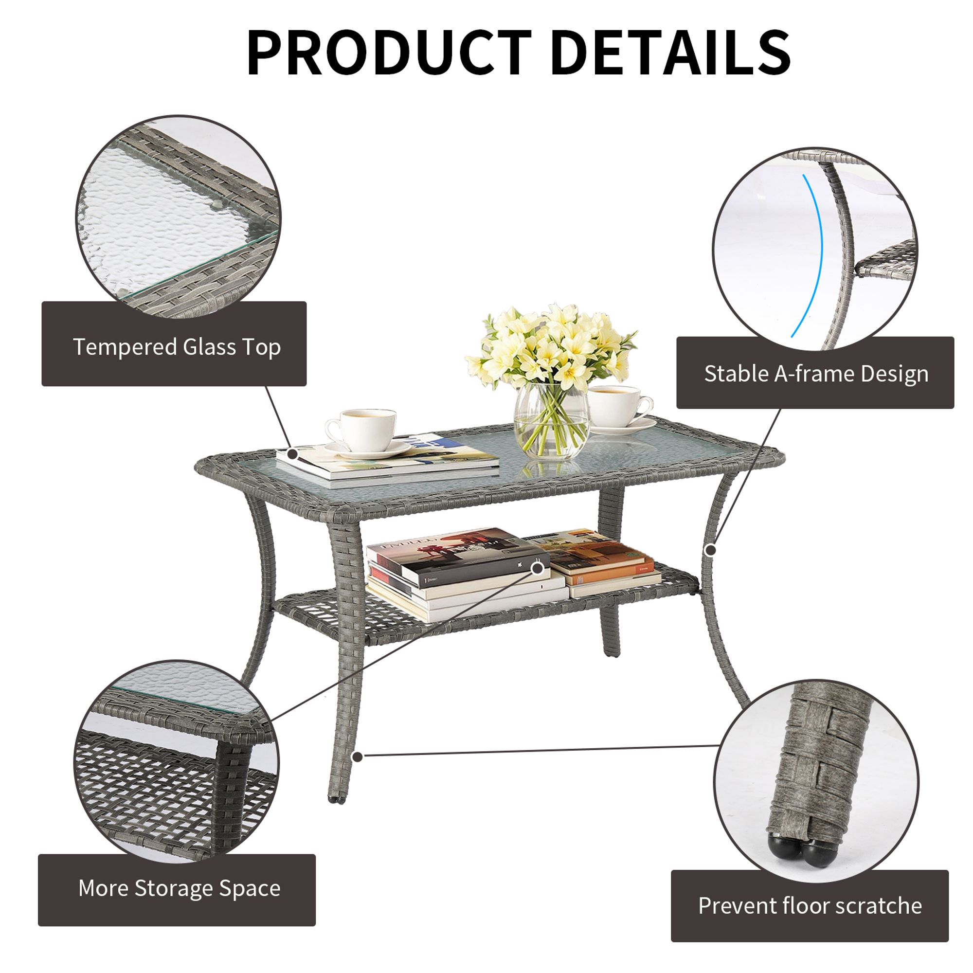 Winado TGK1-G56001132 Patio-Tables - View #3