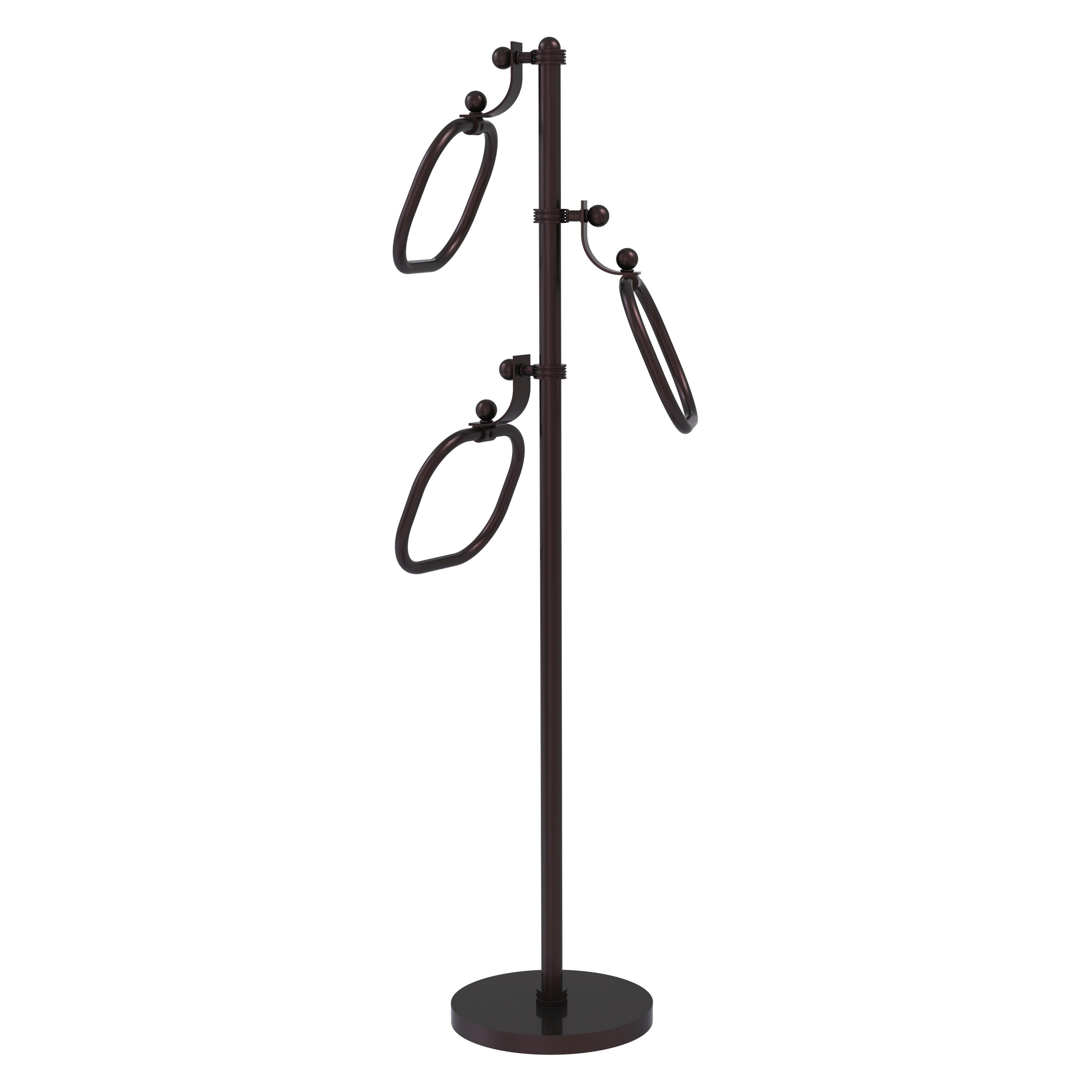 Allied Brass TS-83D-ABZ Antique Bronze Freestanding floor Single Towel Ring