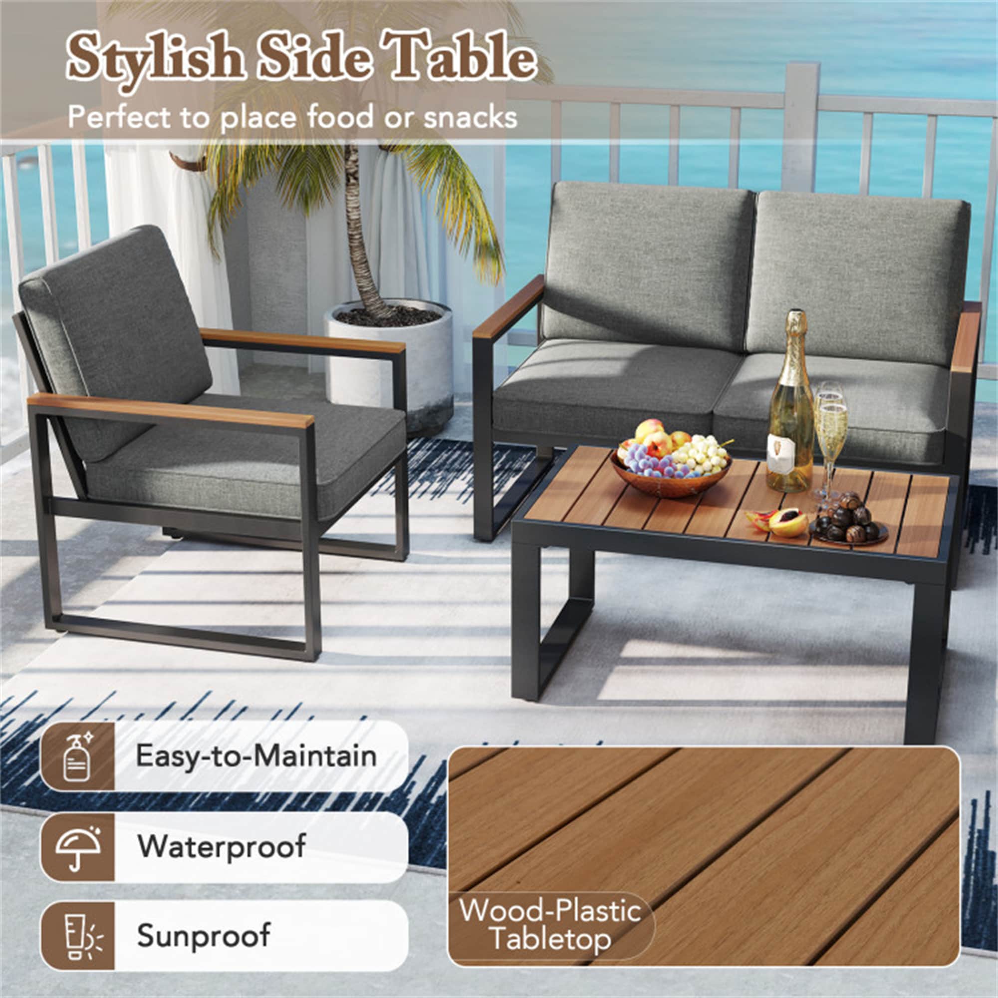 BABOOM BOM-1227AAE-OR Patio-Conversation-Sets - View #8