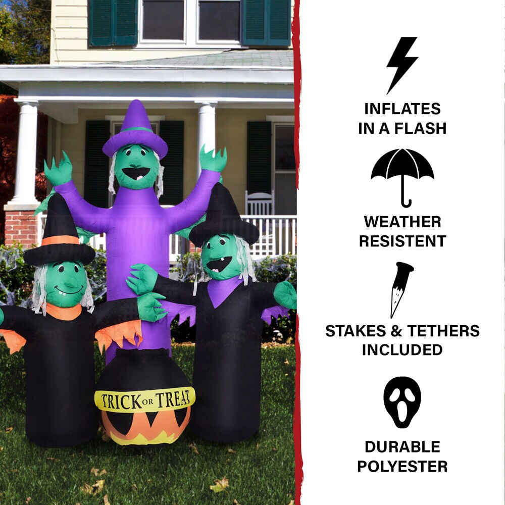Haunted Hill Farm HIWITCHTRIO061-L Outdoor-Halloween-Decor - View #14