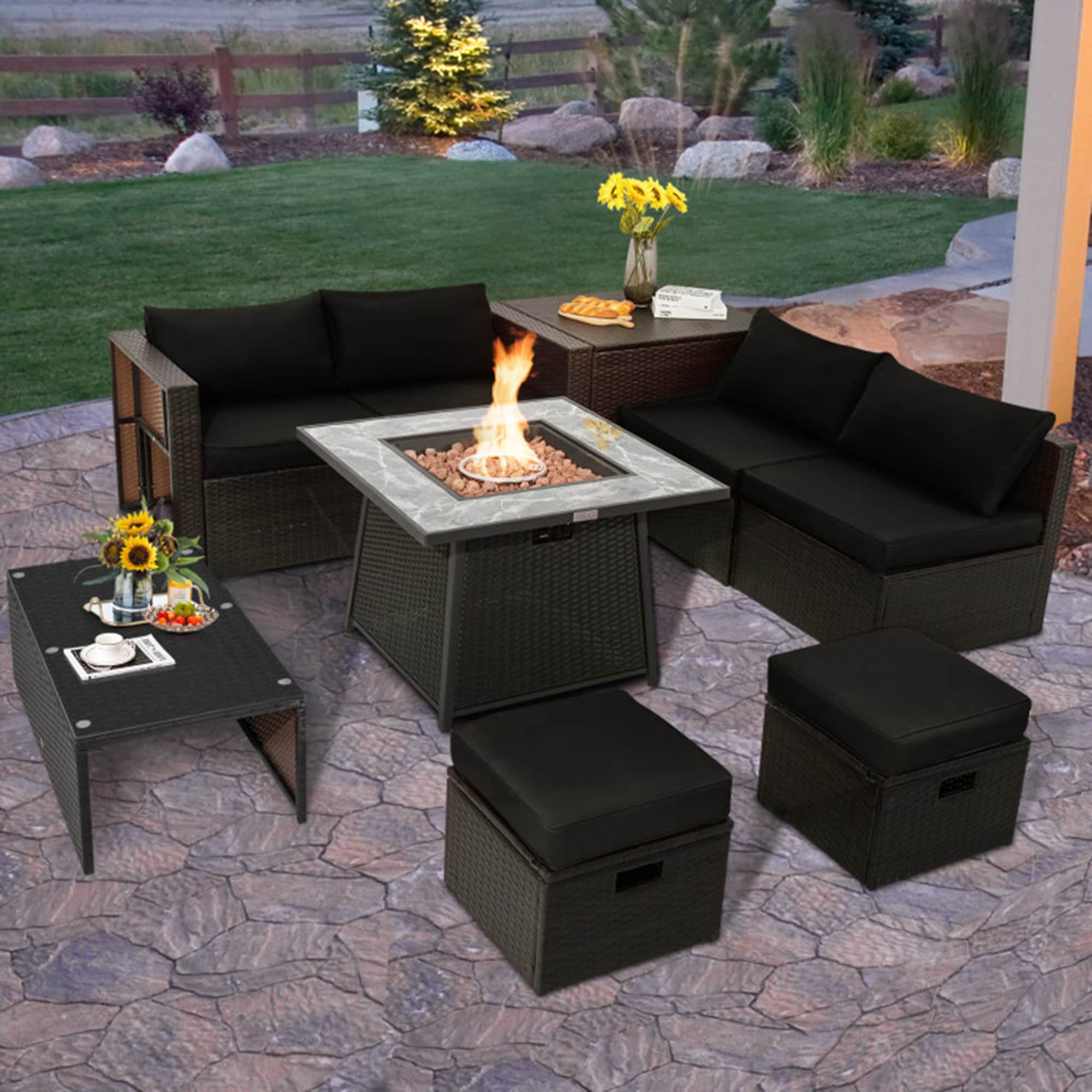Mondawe MD-ST276-BU Patio-Conversation-Sets - View #2