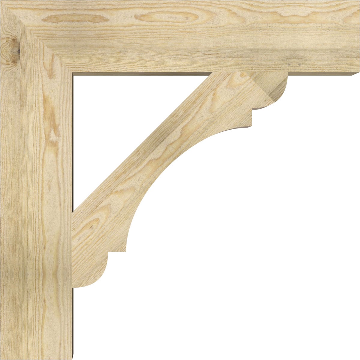 Ekena Millwork BKT06X30X30OLY05RDF Exterior-Brackets-Braces - View #3