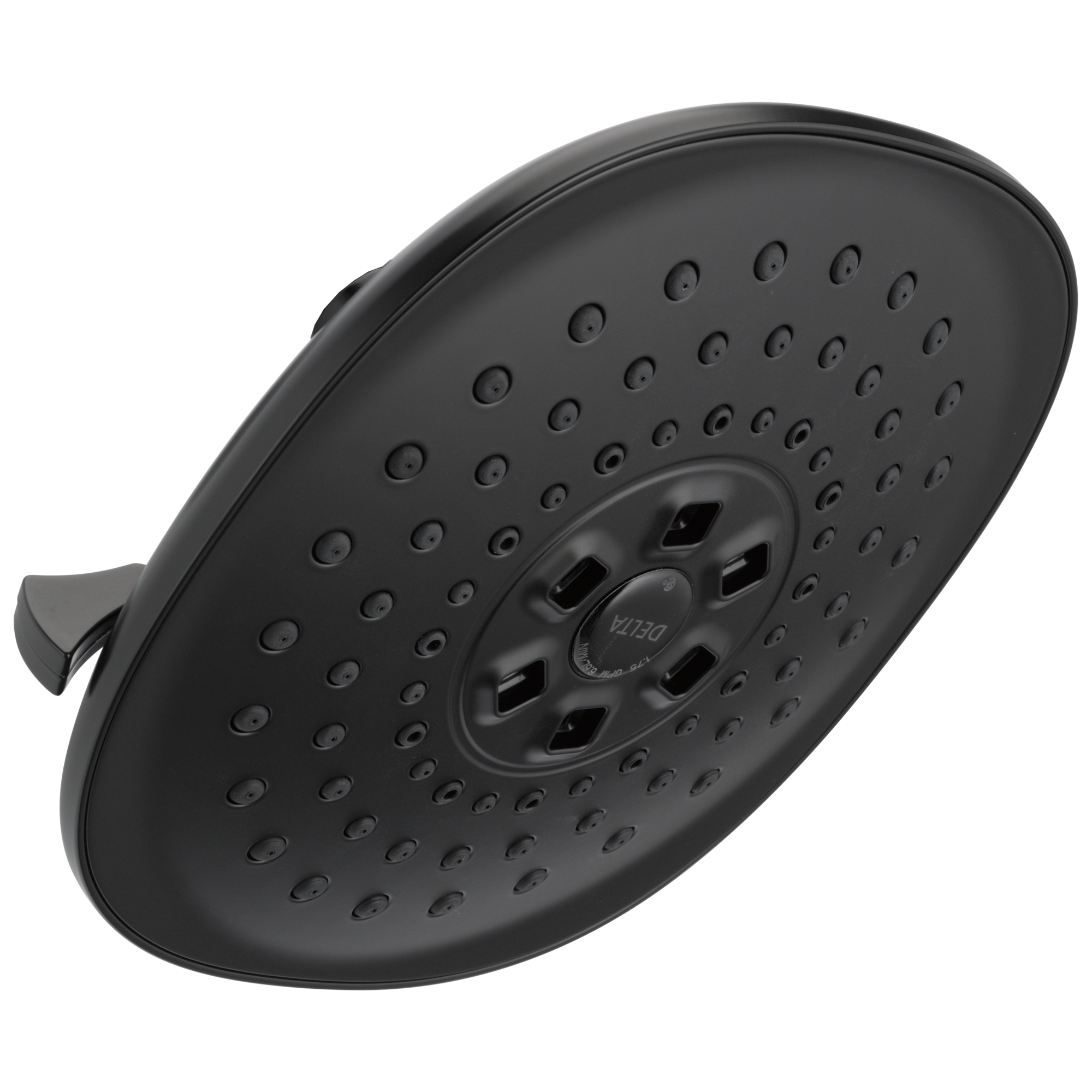Delta Universal Showering Components Matte Black Rain Fixed Shower Head 1.75-GPM (6.6-LPM)