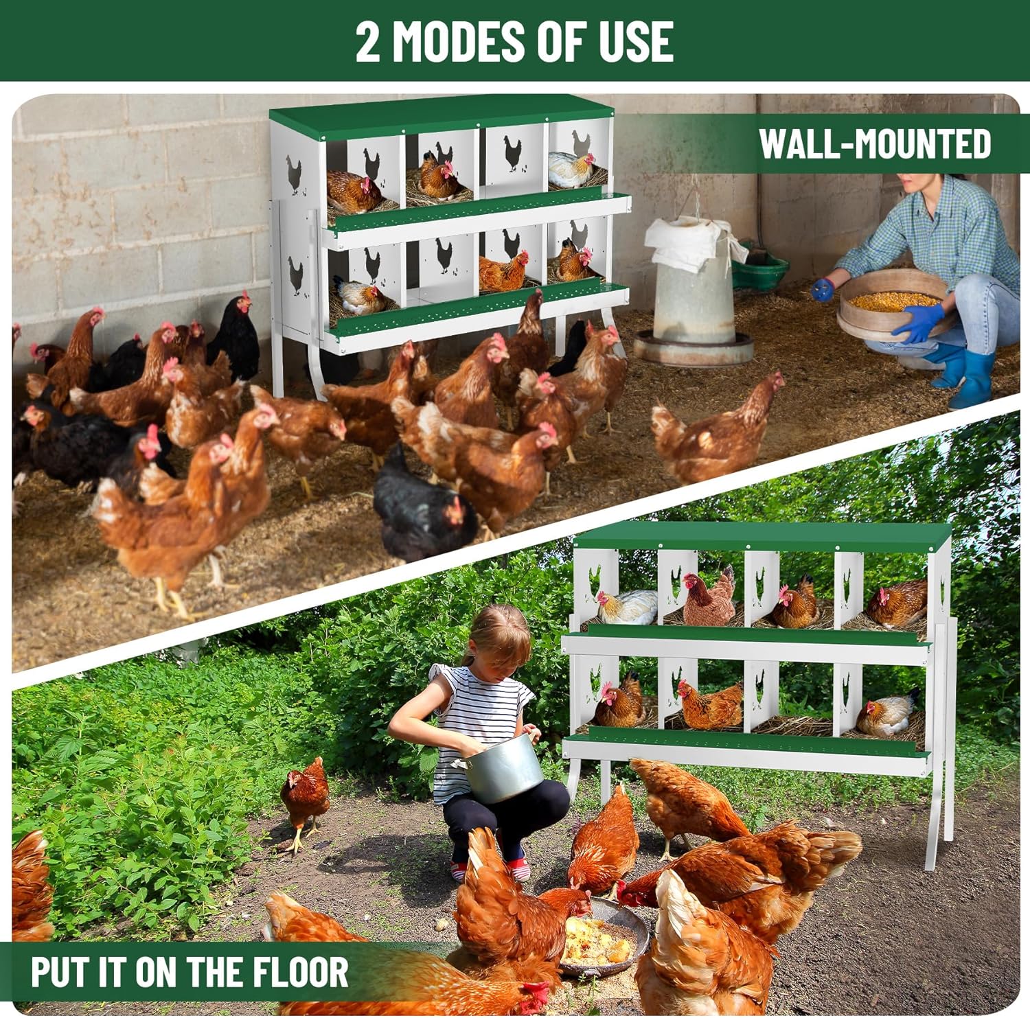 Qeetex WLS-PHO-348S9AJ6 Chicken-Coops-Rabbit-Hutches - View #6