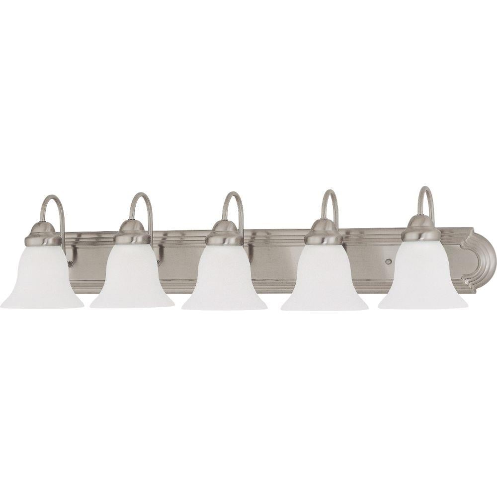  LW-SC514908 36-in 5-Light Brushed Nickel Transitional Vanity Light Bar
