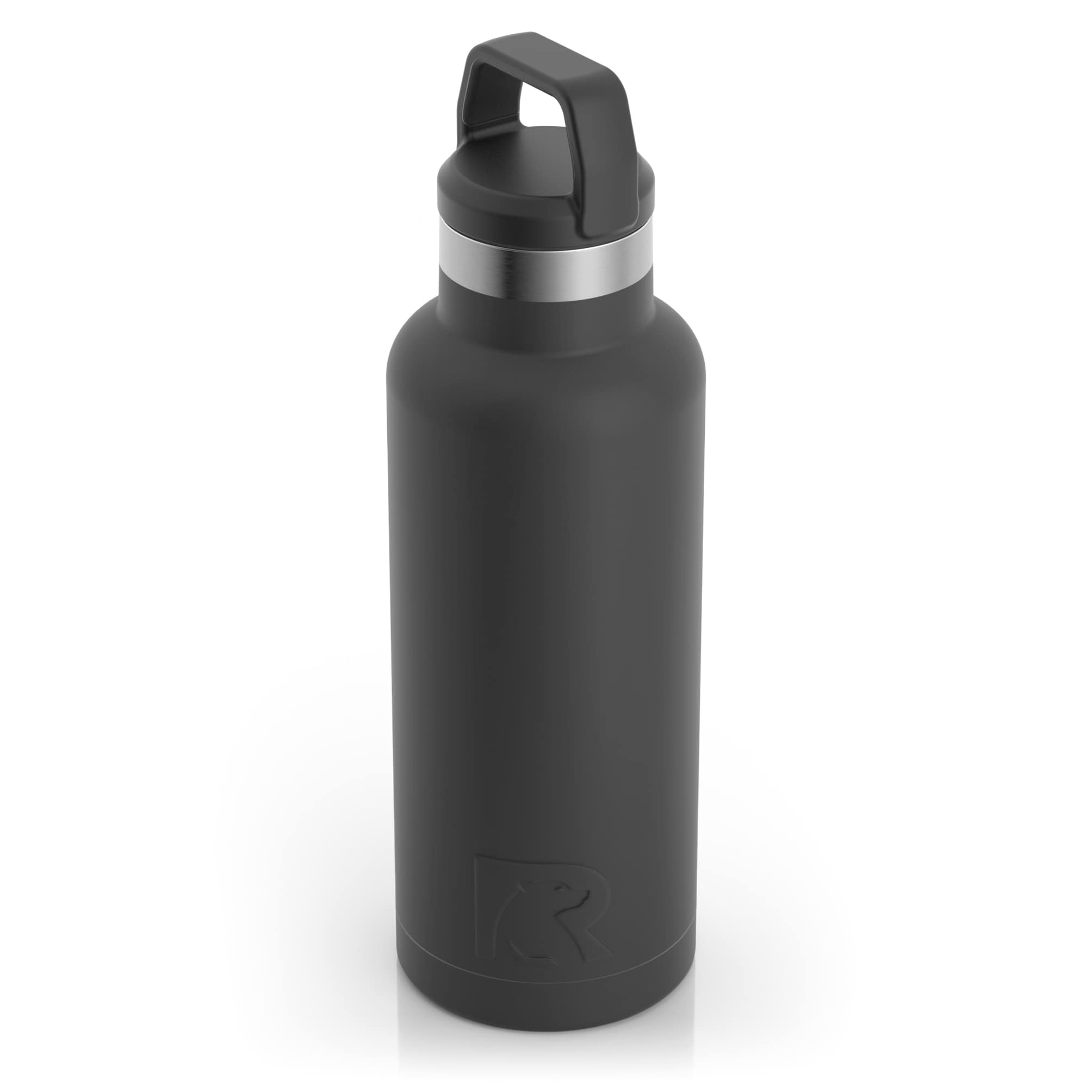 RTIC Outdoors 16-fl oz Stainless Steel Insulated Water Bottle- Black in ...