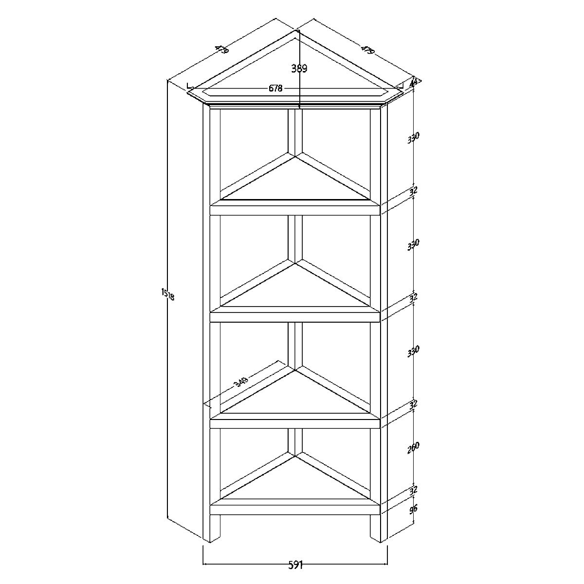 HomeRoots 4000379943 bookcases - View #6