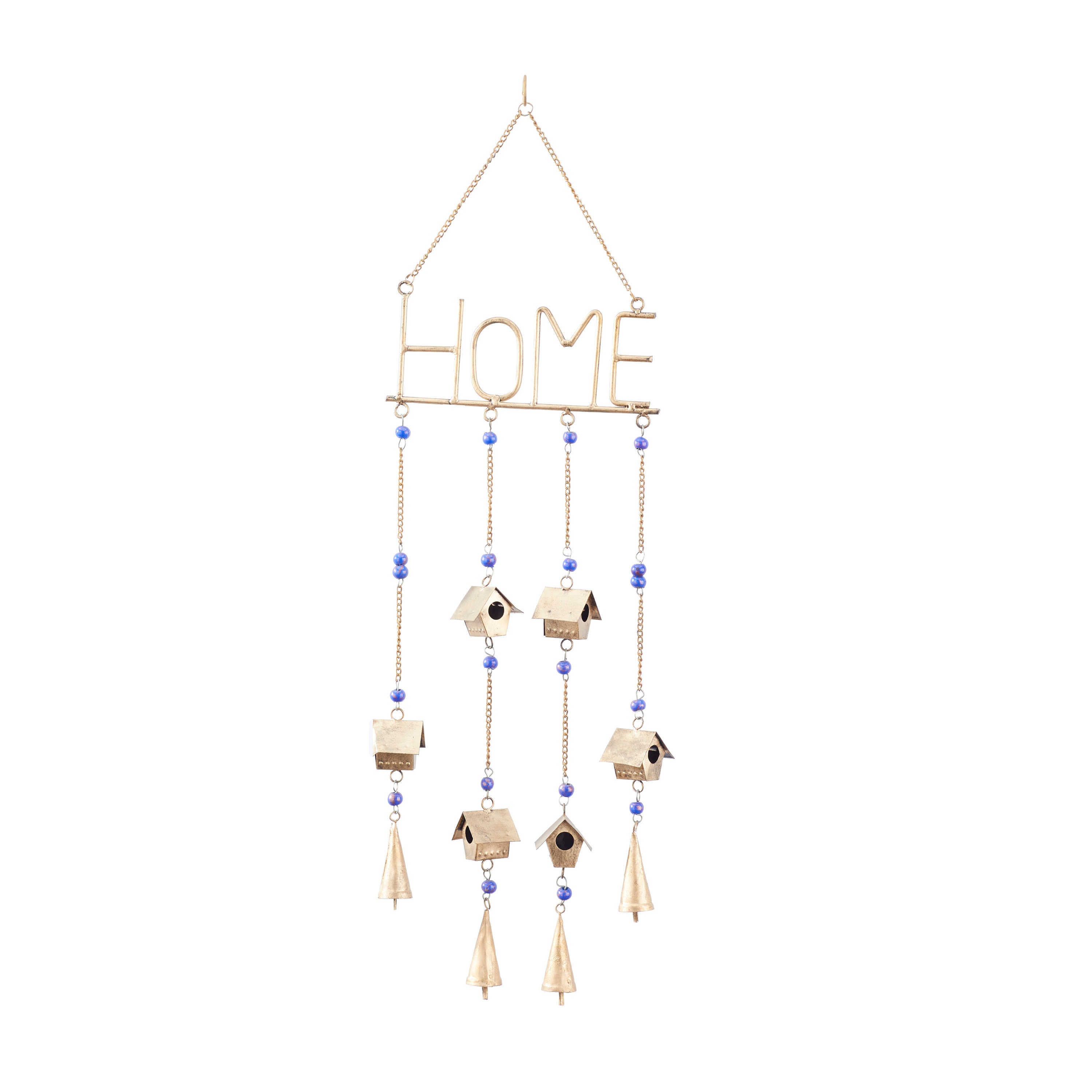 Grayson Lane 91990 33-Inches Gold Metal Modern Wind Chime