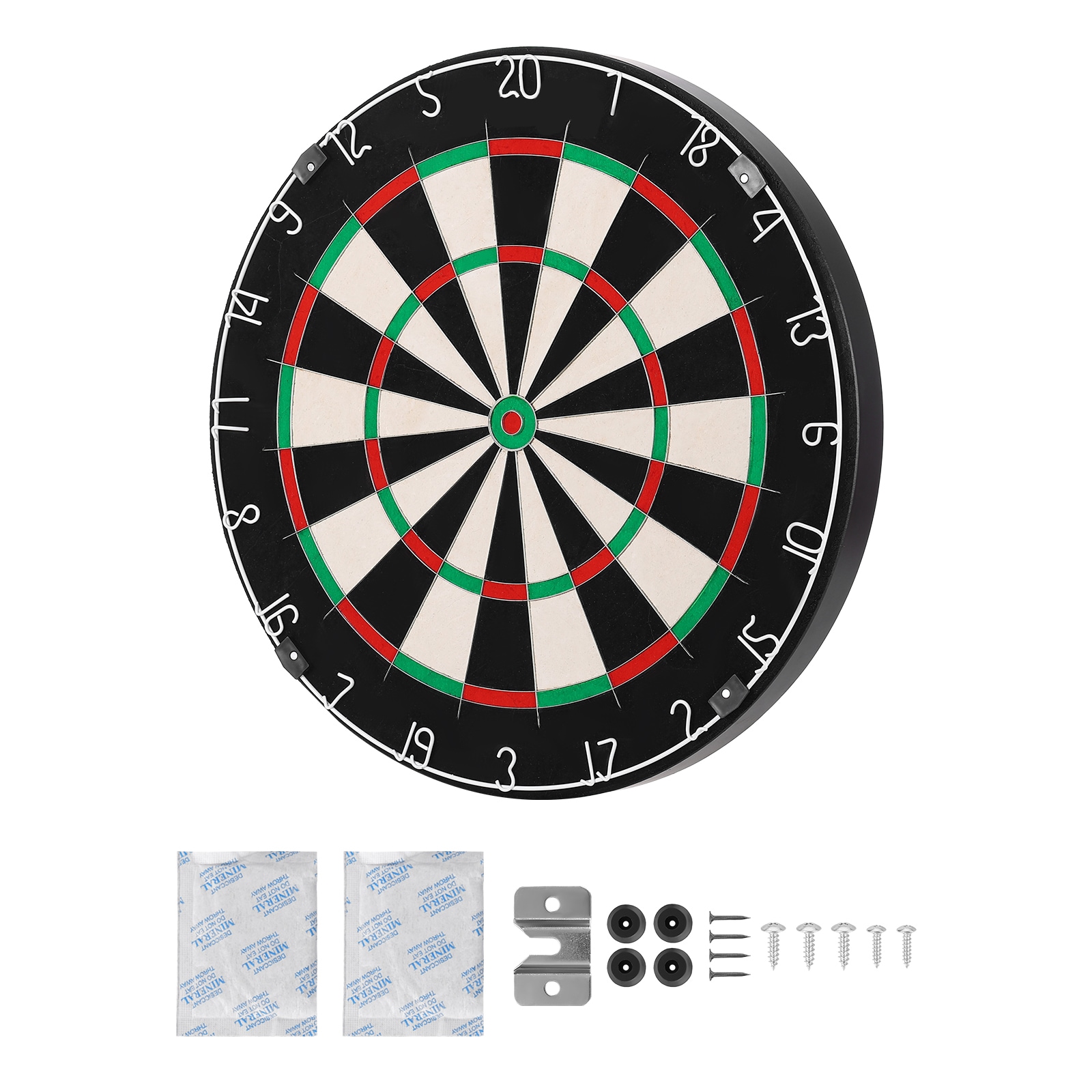 GIVIMO Dart Board High-Grade Self-Healing Sisal Fiber Dartboard with Staple-Free Bullseye Tournament Bristle Dartboard for Game Room