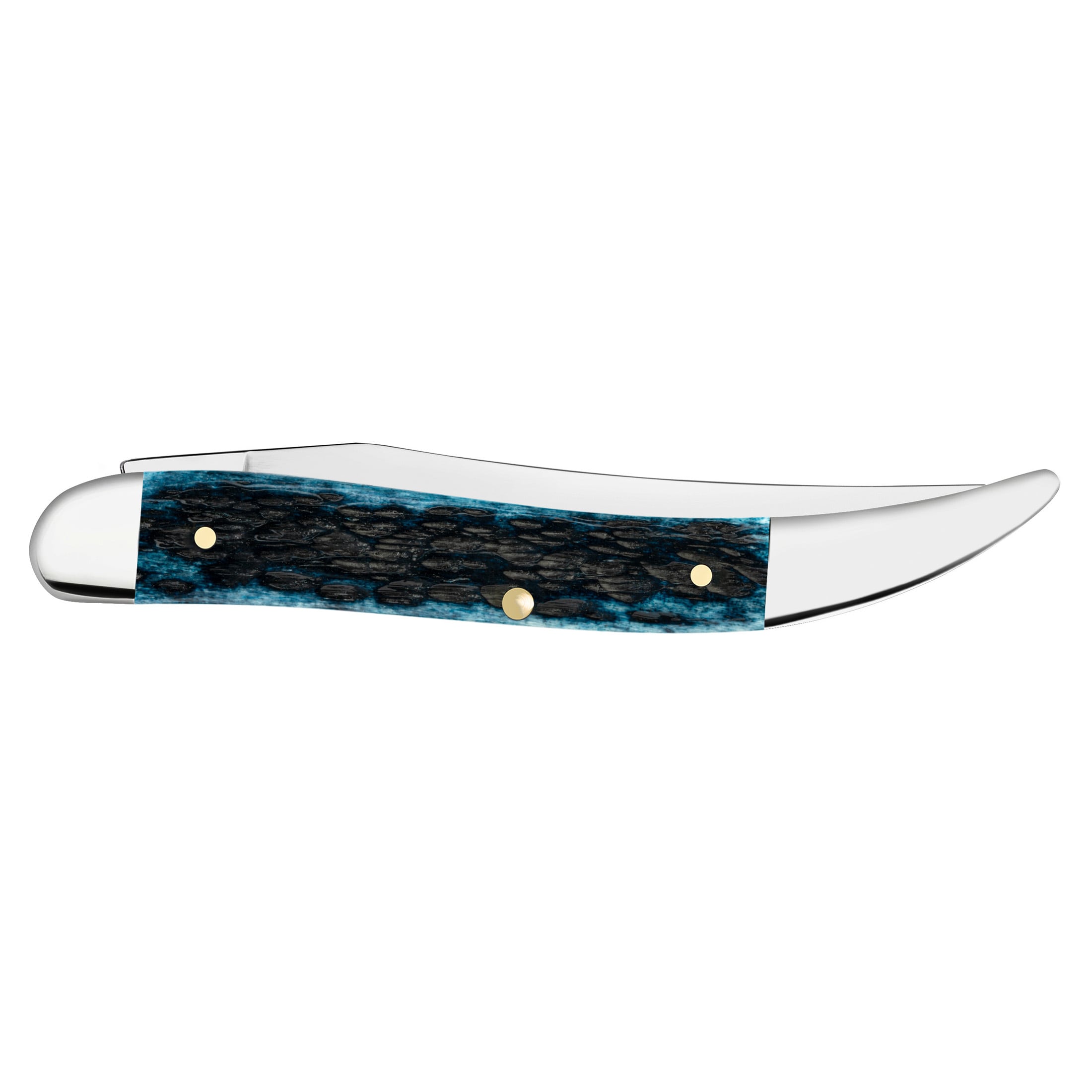 Case Medium Toothpick, Mediterranean Blue Bone