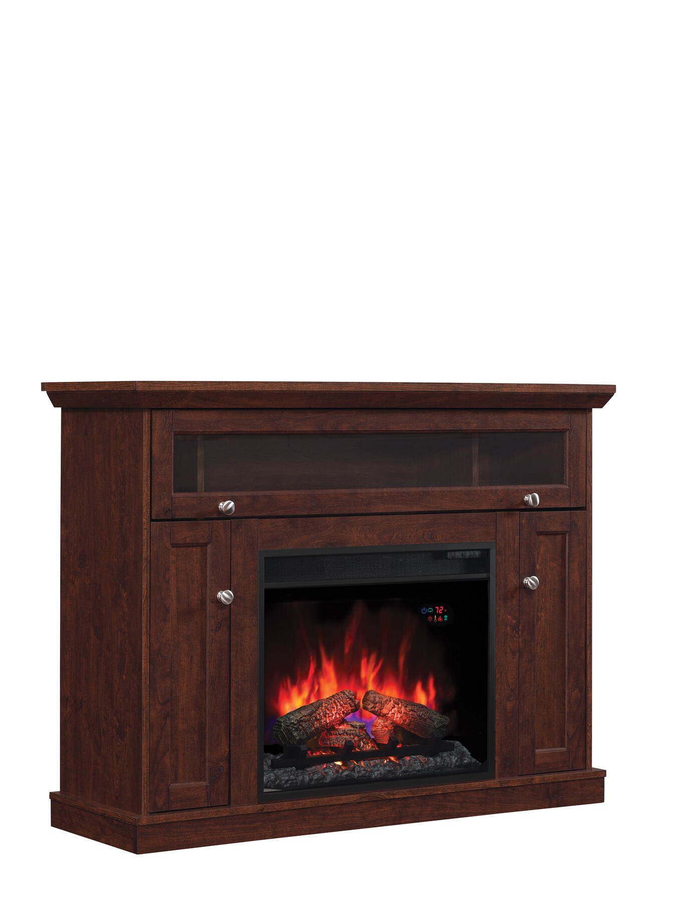 ClassicFlame Windsor Traditional Antique Cherry Fireplace TV Stand