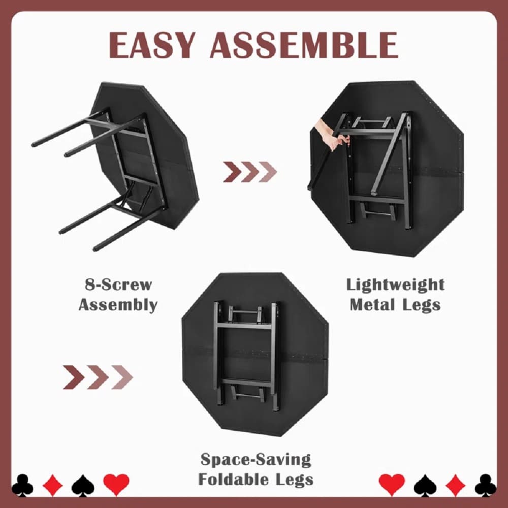 U-HOMY PT003RDV3 Multi-Game-Tables - View #9