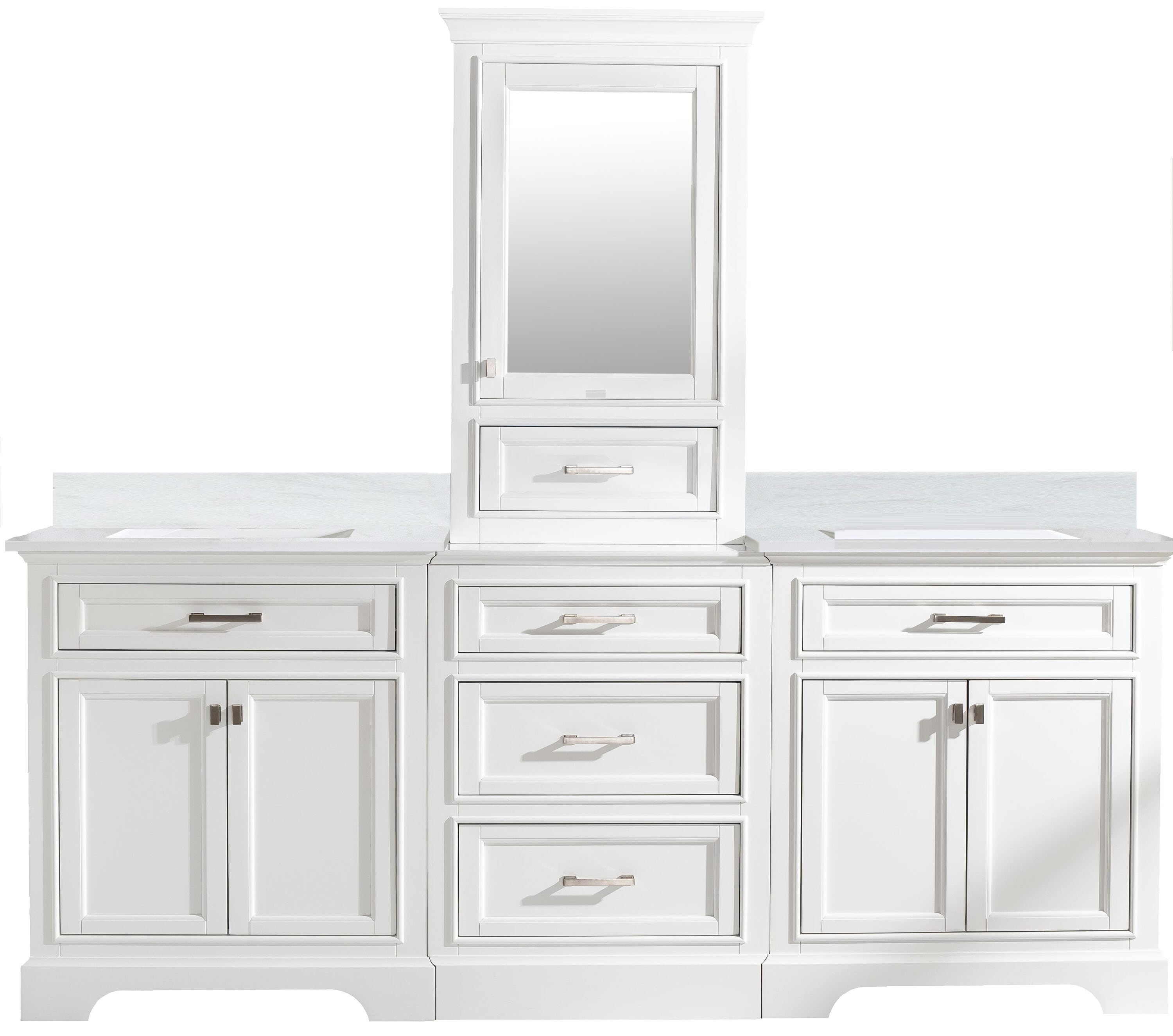 Design Element ML-96MC-WT Bath-Vanity-Combo - View #15