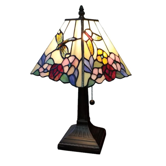 arm rand Gevlekt Amora Lighting 15-in Multi Table Lamp with Glass Shade in the Table Lamps  department at Lowes.com