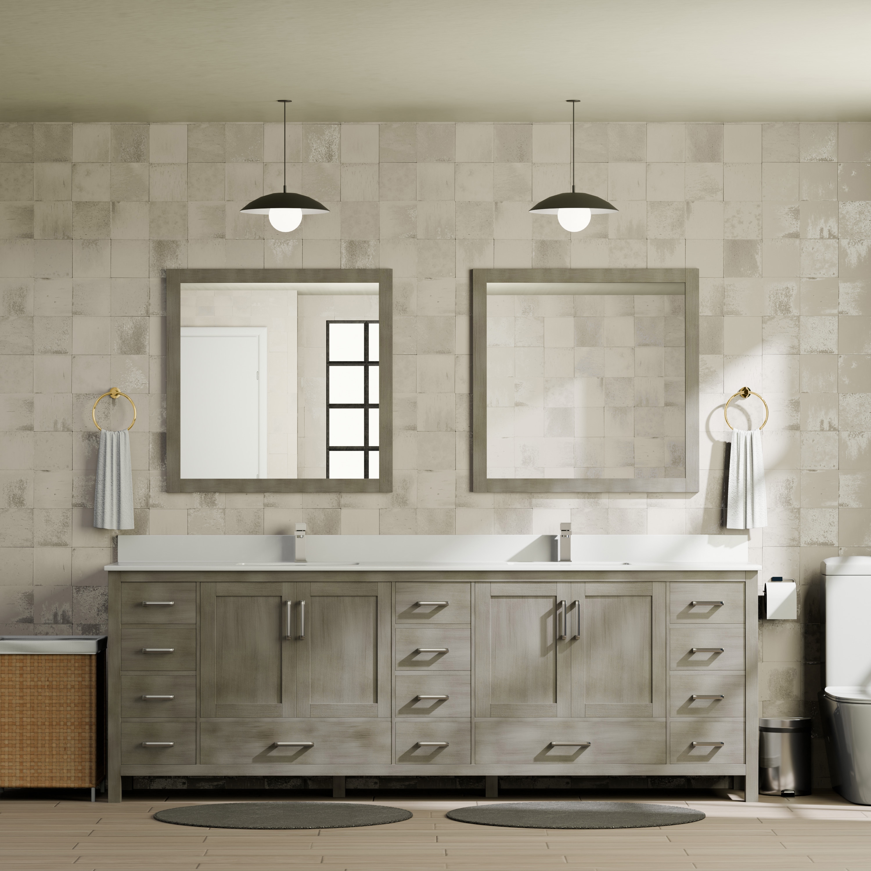 Lexora LVJ84DD311 Bath-Vanity-Combo - View #2