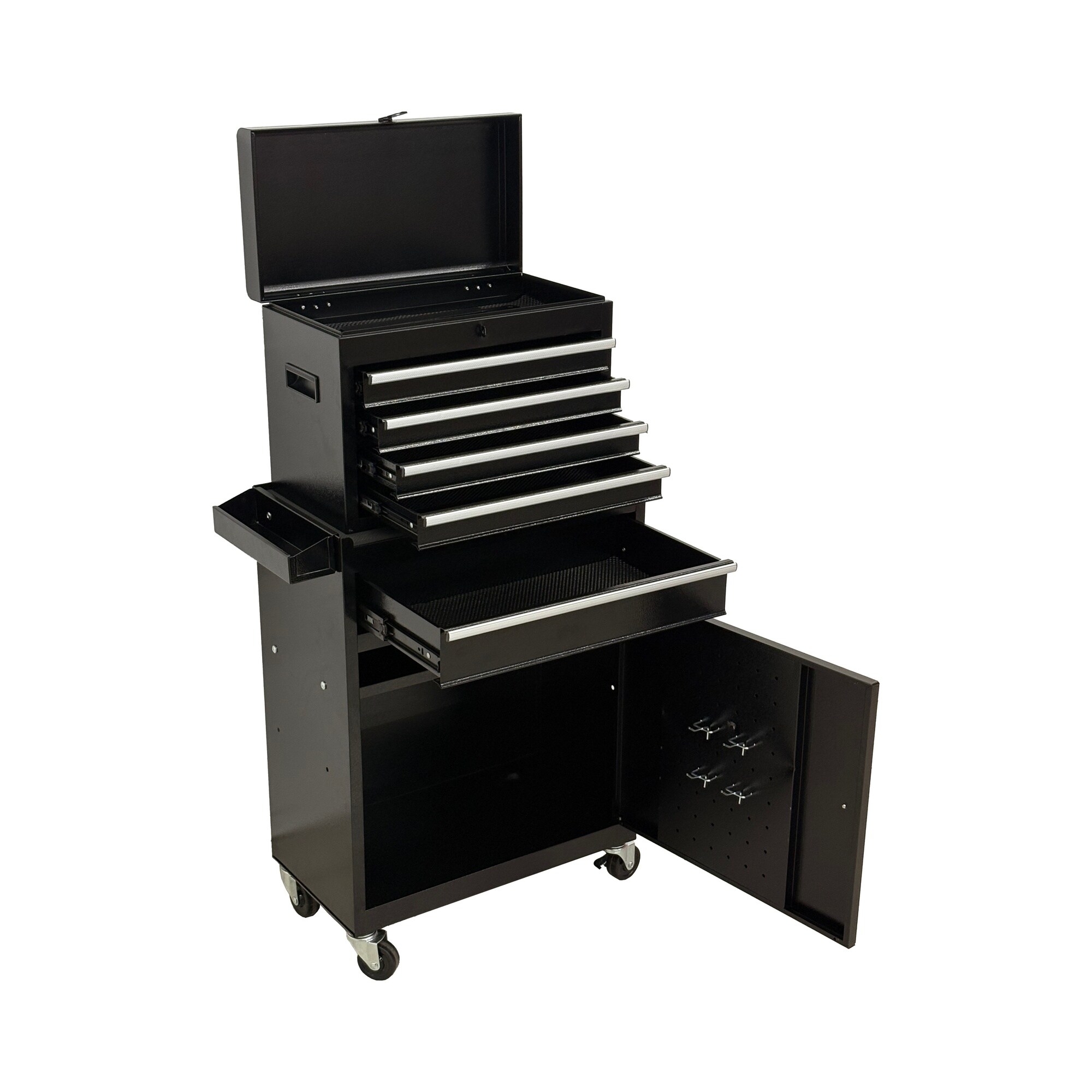 Boyel Living 5-Drawer Rolling Tool Chest Combo with Detachable Top Box ...