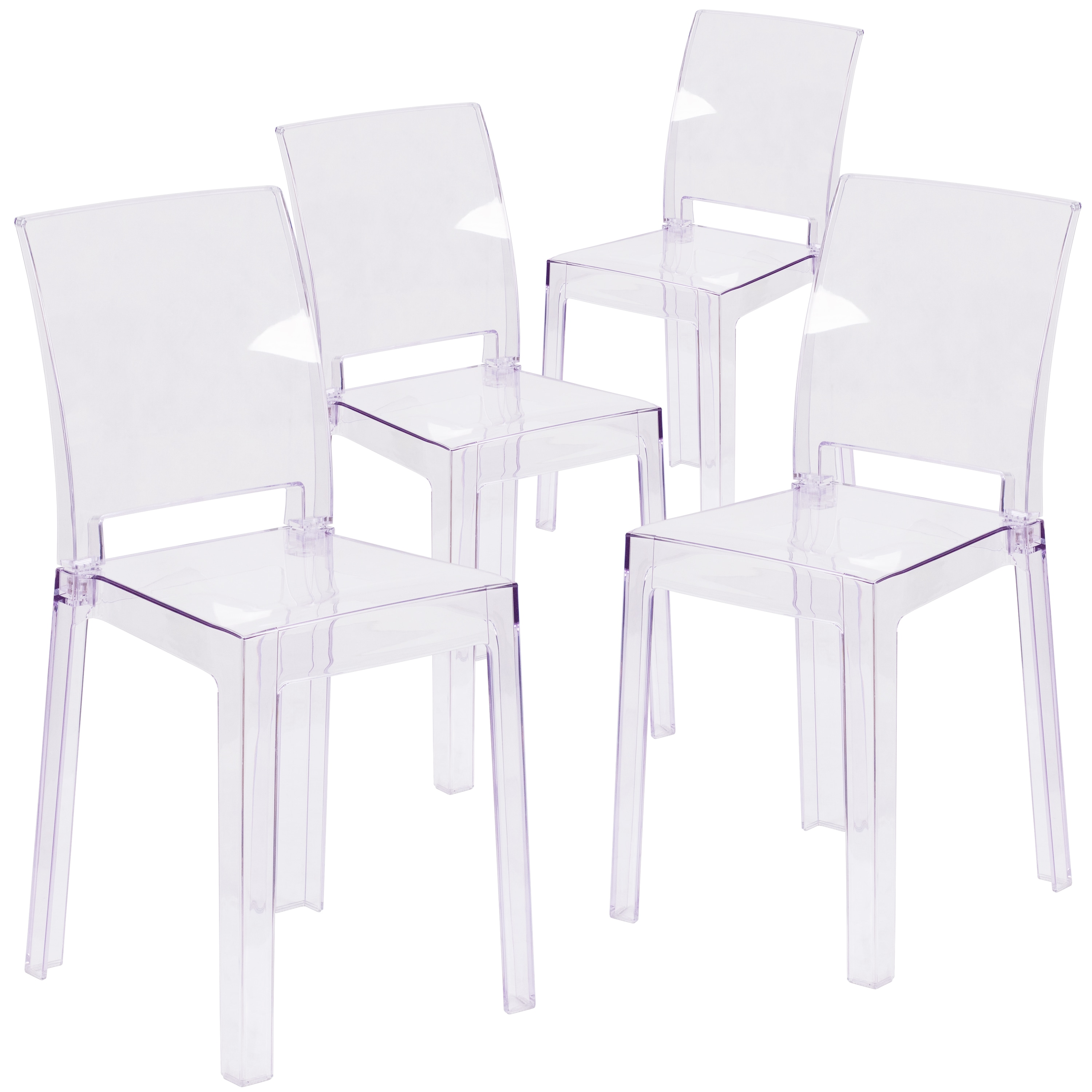 Flash Furniture 889142087380 4 McKenna Modern Transparent Crystal Accent Chair