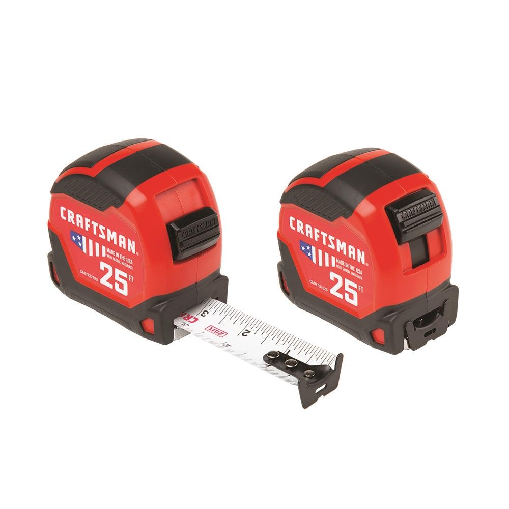 CRAFTSMAN PRO-11 2-Pack 25-ft Tape Measure in the Tape Measures