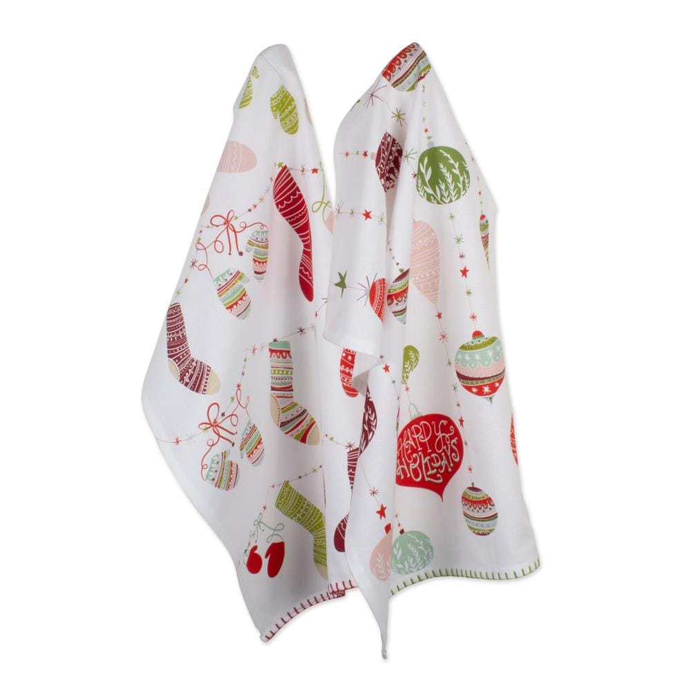 DII CAMZ10650 2-Pack Cotton Solid Any Occasion Dish Towel