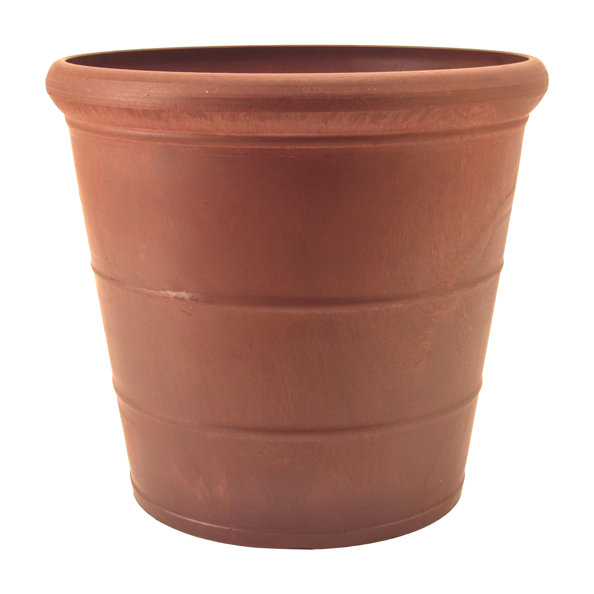 Arcadia Garden Products NUR28TC 11.5-in W x 10.5-in H x Orange Plastic Indoor/Outdoor Planter
