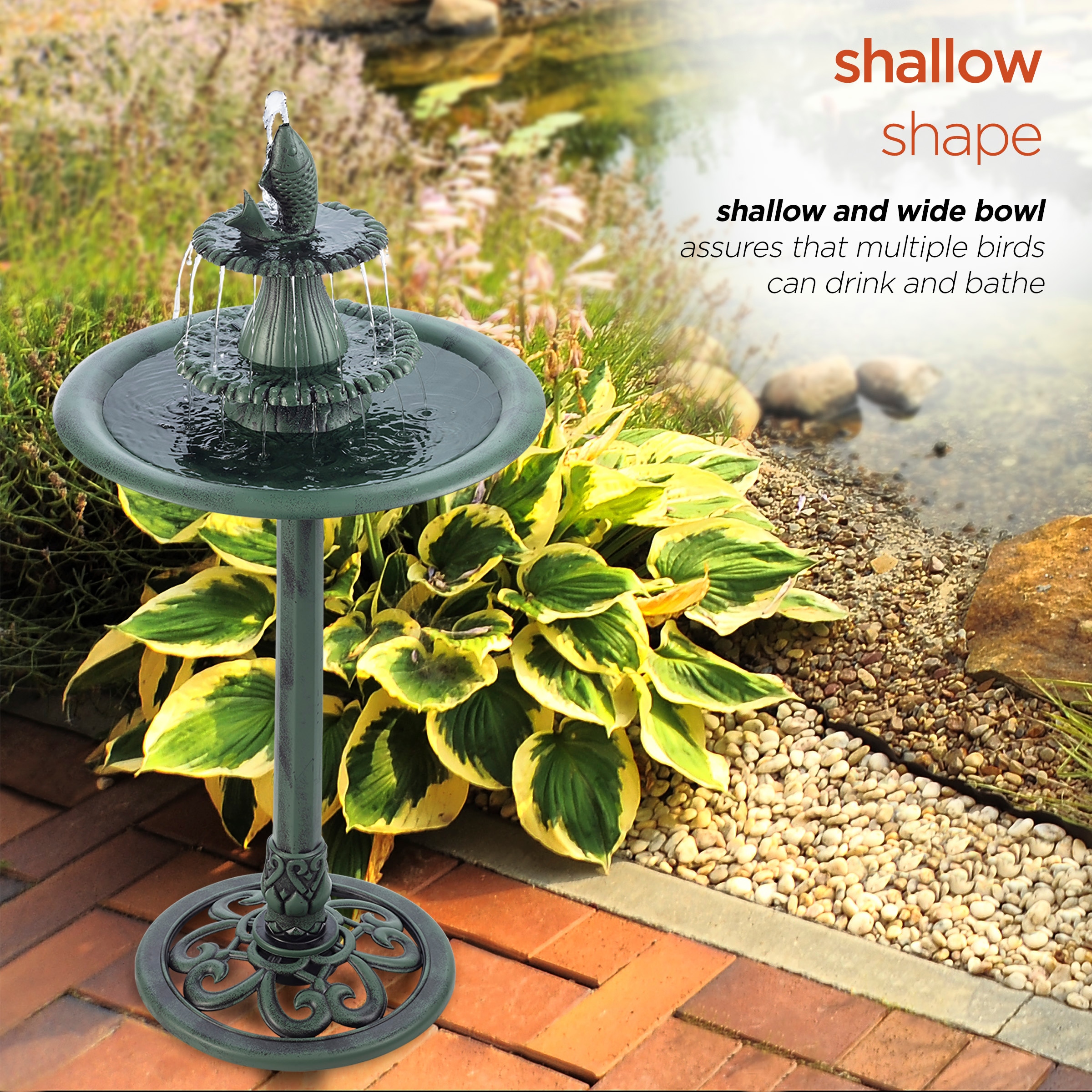 Alpine Corporation TEC104 birdbaths - View #5