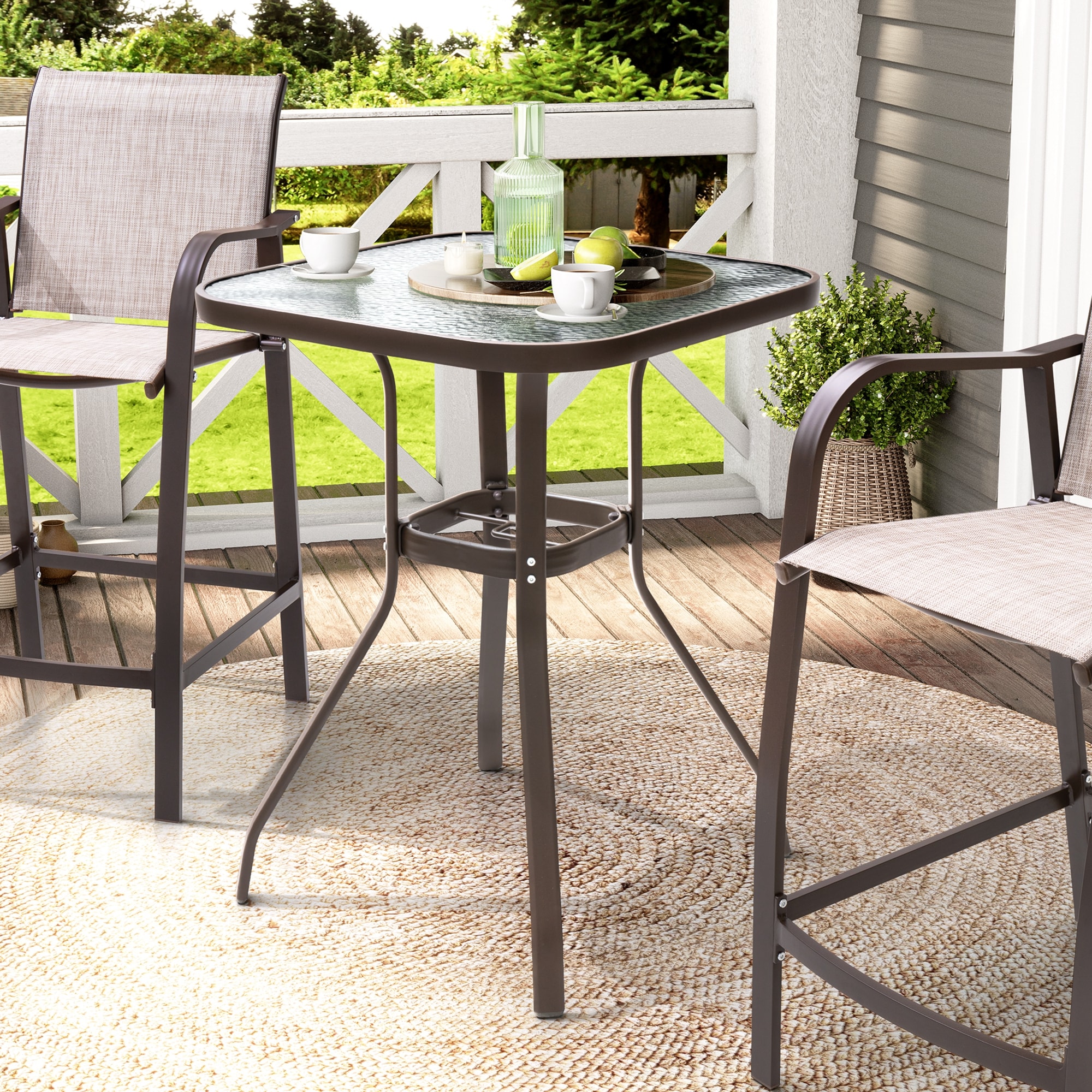 High top patio table lowes sale