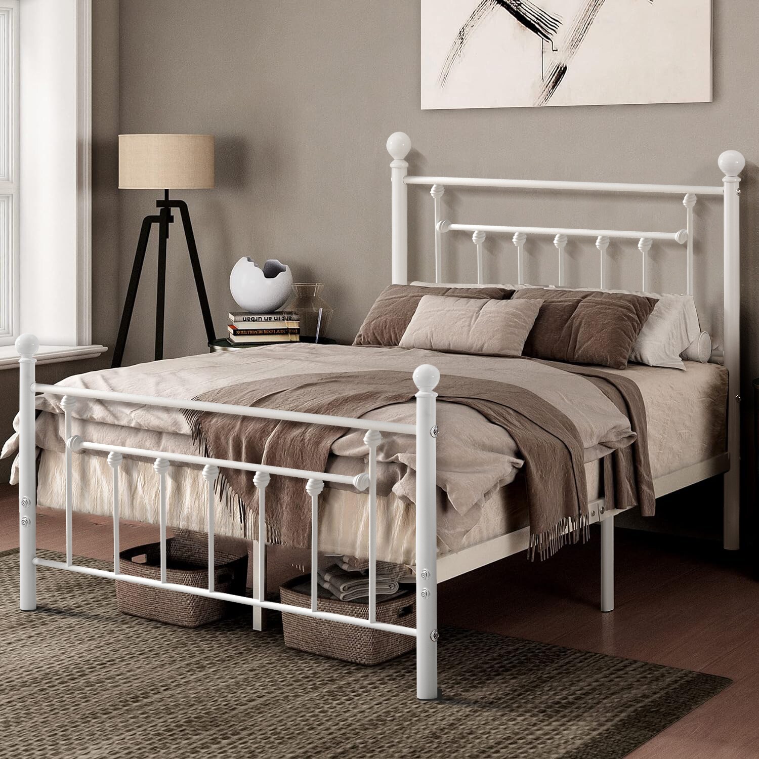 Vecelo LOE-YT-Q01-WHITE beds - View #8