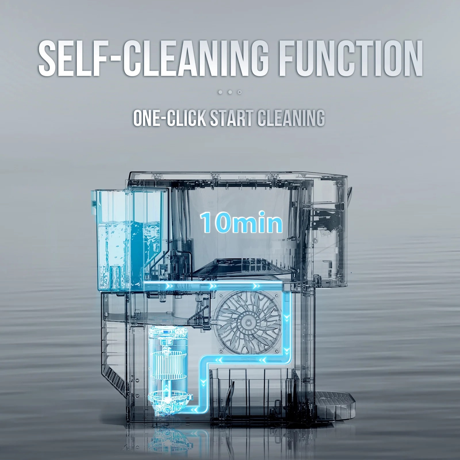 Antarctic Star Z5820DN-SILVER Commercial-Ice-Makers - View #6