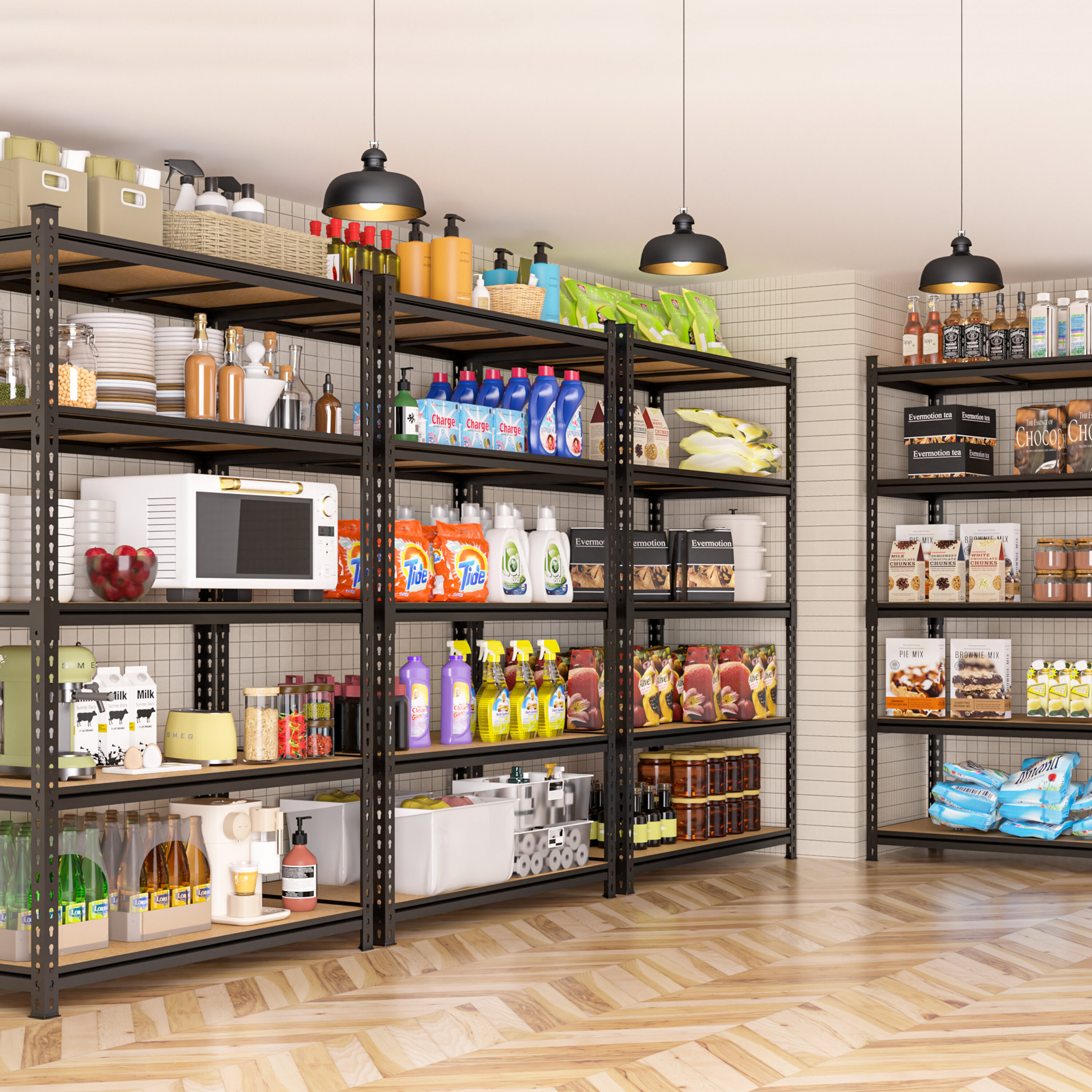 VEIKOUS HP0303-72-1 Free-Standing-Shelving - View #9