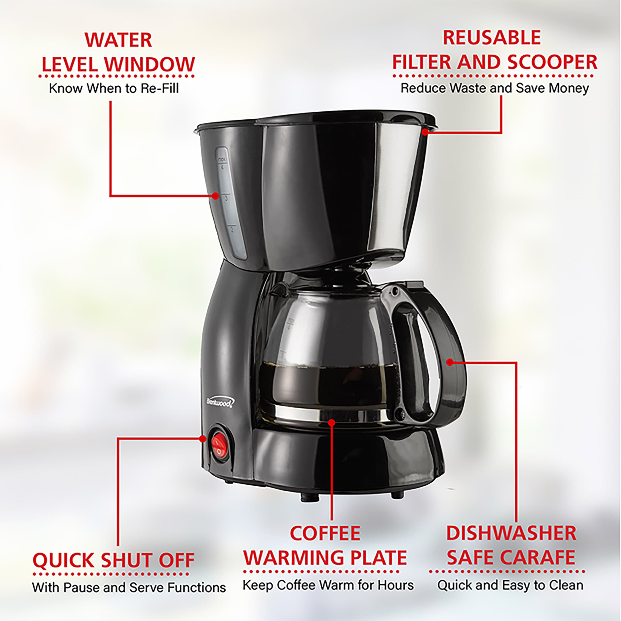 Brentwood 96294441M Coffee-Makers - View #3
