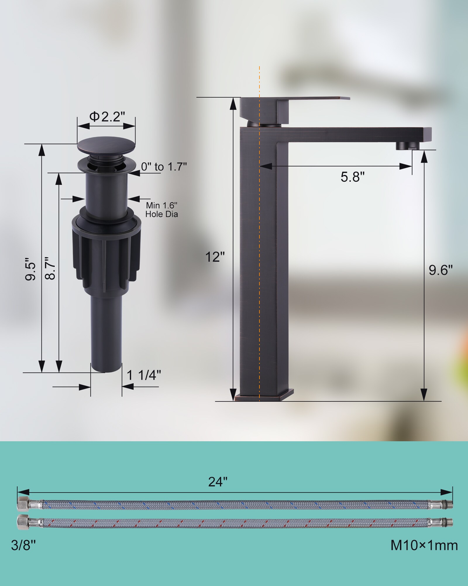 WOWOW 2327700RB Lavatory-Faucets - View #5