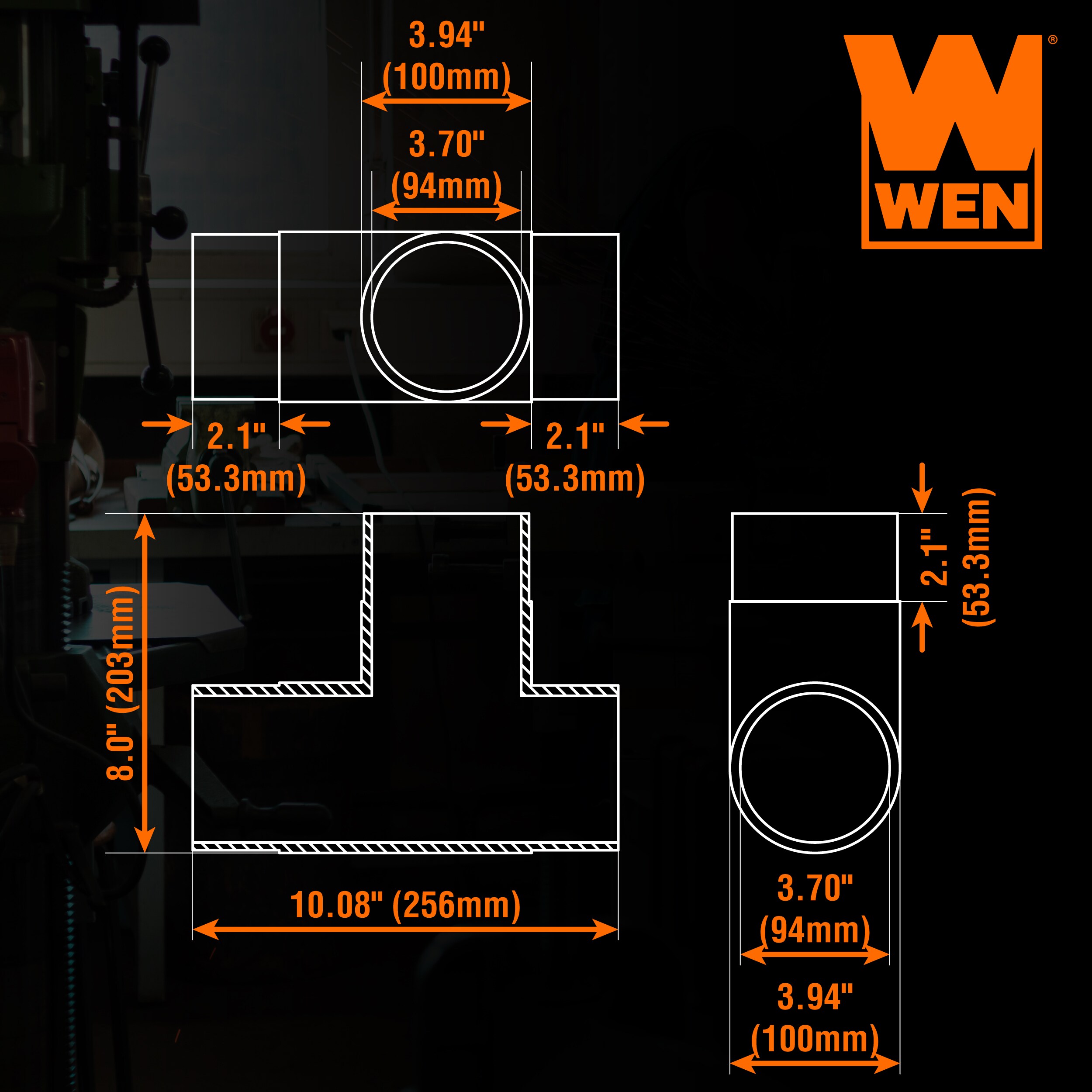 WEN DCA005 Dust-Collection-Attachments - View #2