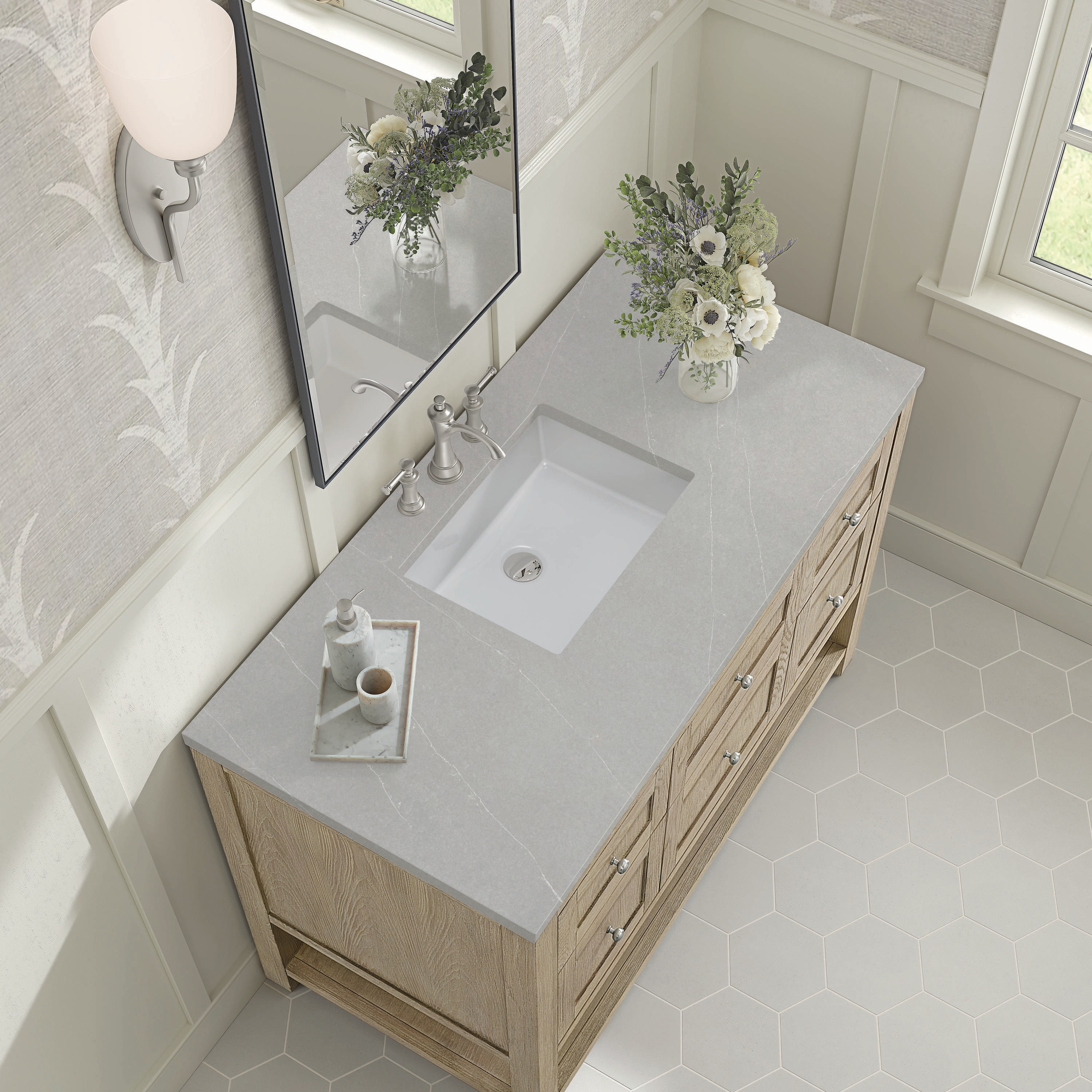 James Martin Vanities 330-V48-WWO-3ESR Bath-Vanity-Combo - View #5
