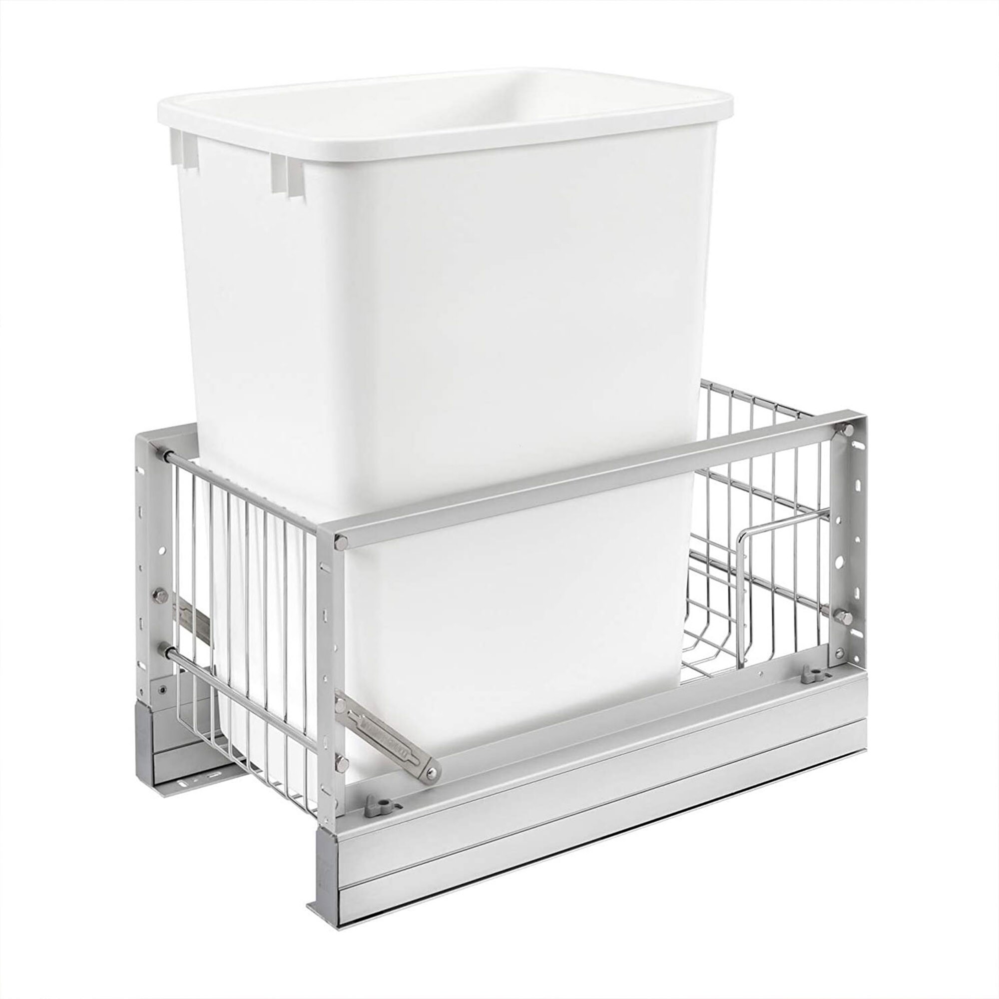 Rev-A-Shelf 32 Quart Single Trash Pull-Out Waste Container with