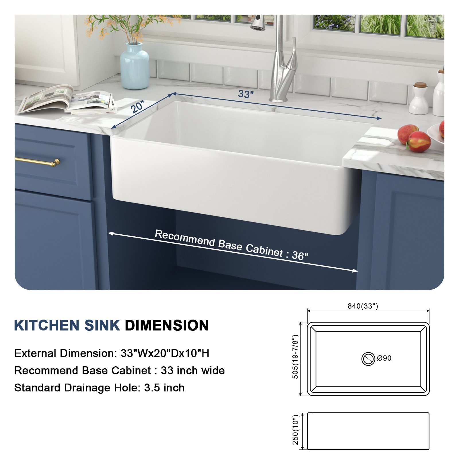 Lordear LD-SAW3320R1 Kitchen-Sinks - View #5