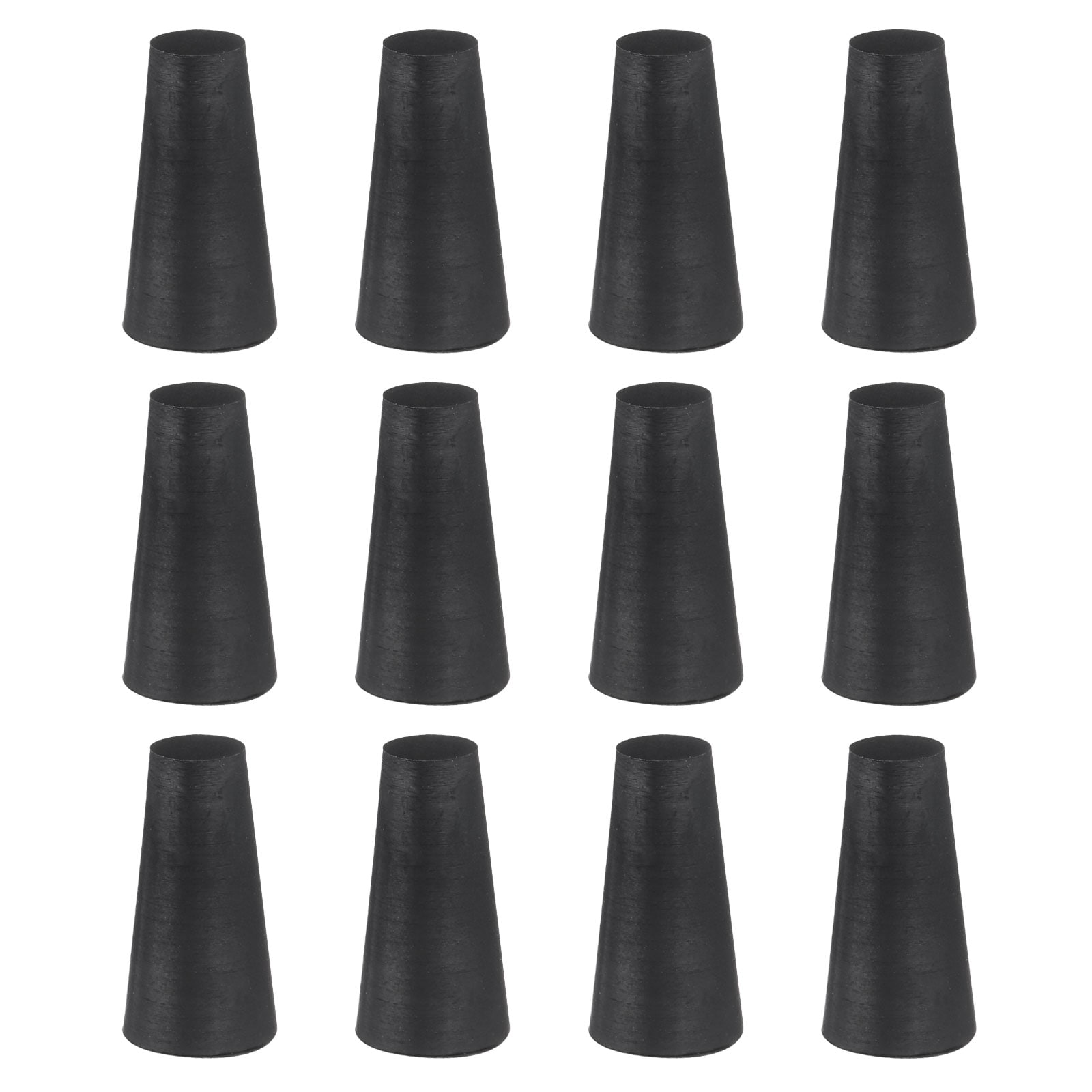 Unique Bargains - 12pcs Silicone Rubber Tapered Plug 6mm to 10mm High-Temperature Solid Rubber St...