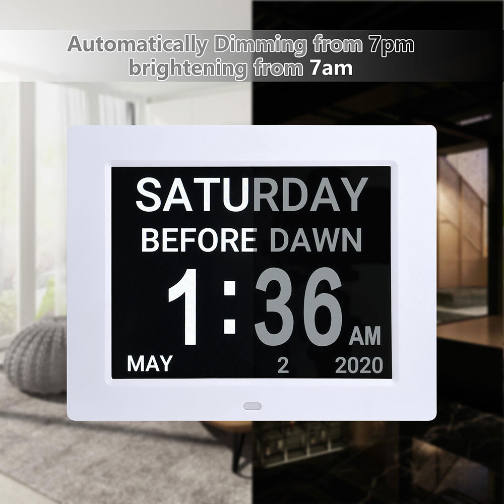 Yescom 06CLK001-8IN-07-LO Indoor-Outdoor-Clocks - View #3
