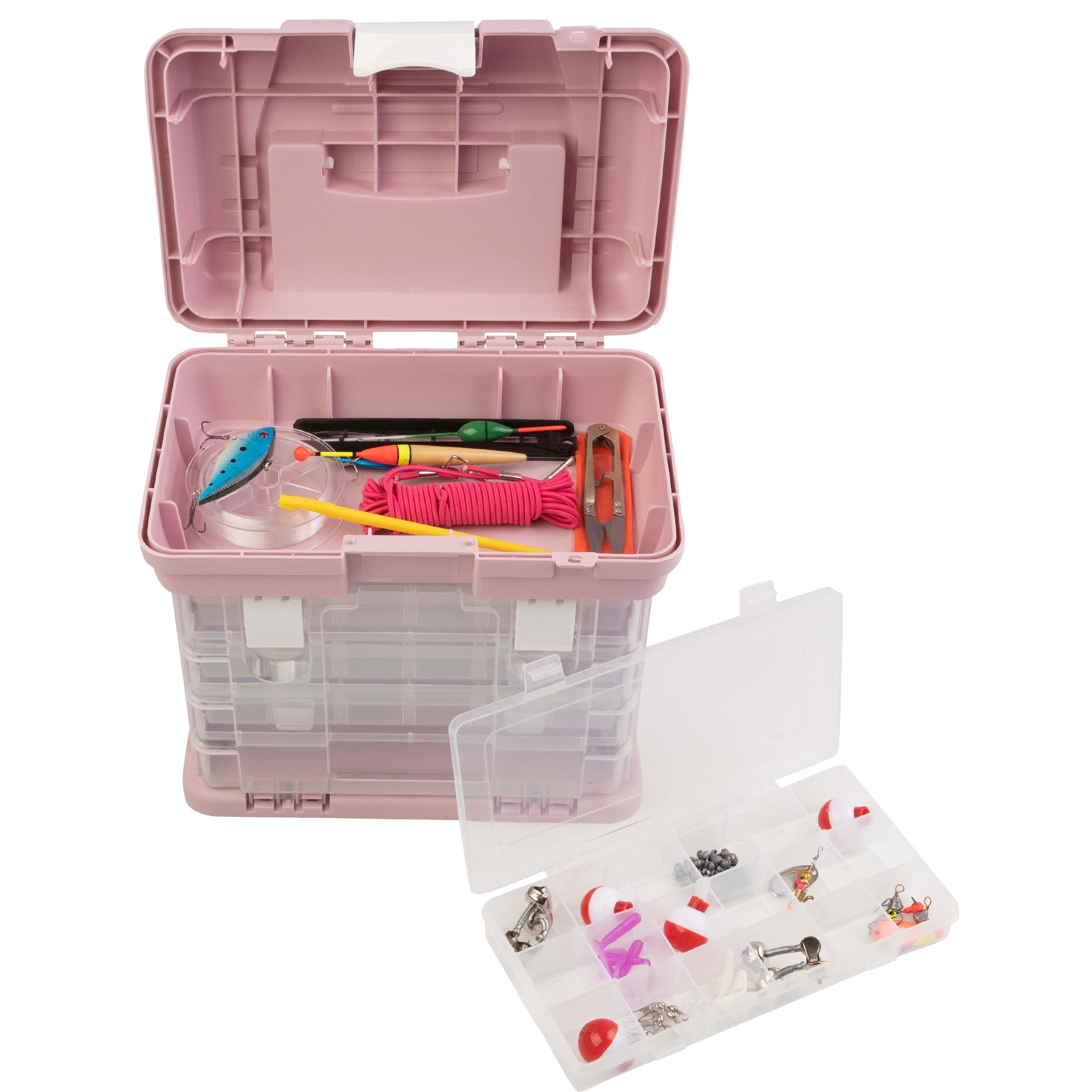 Stalwart Tool Organizer 4-Compartment Plastic Small Parts
