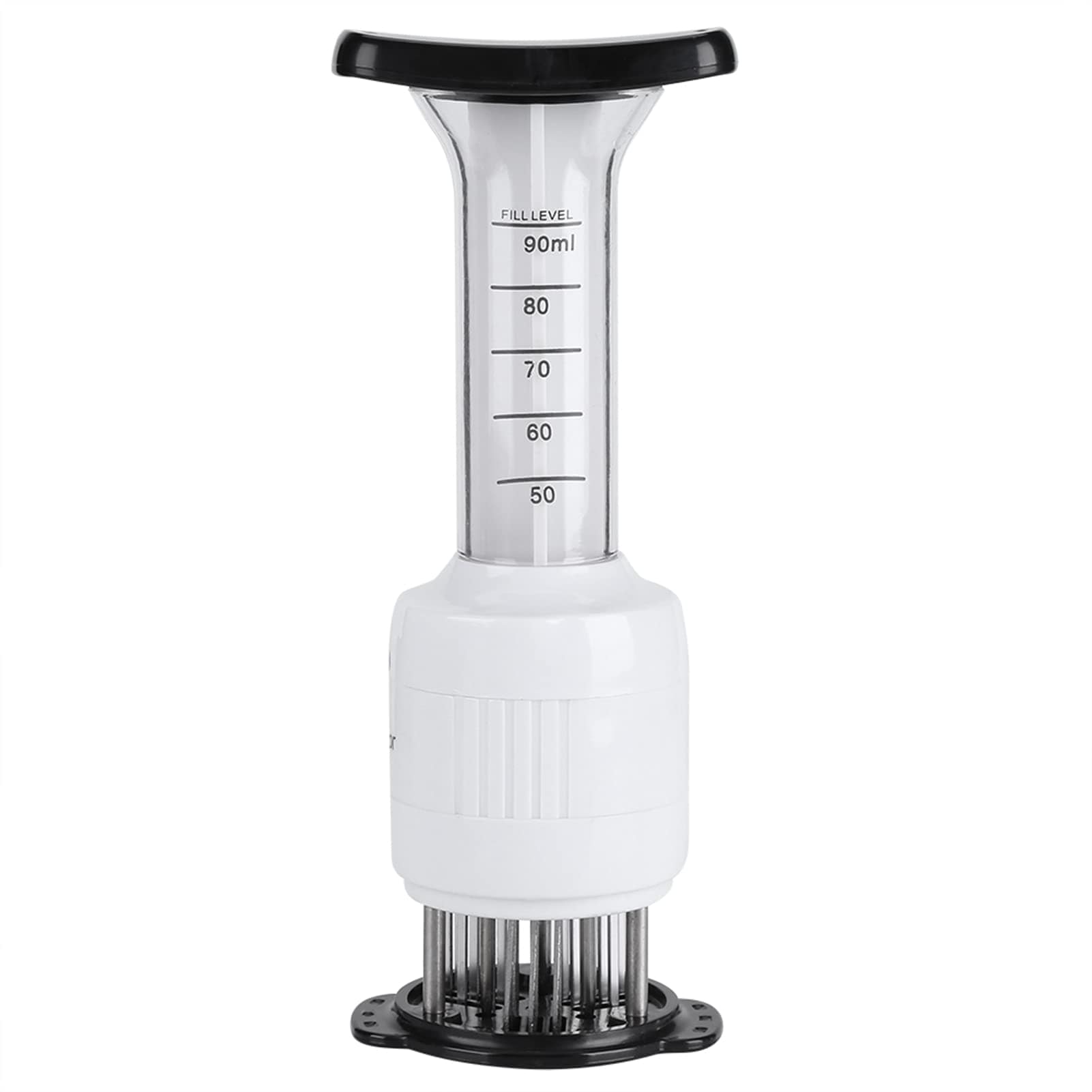 JVFCXXV - Meat Marinade Tenderizer Needle Injector Syringe for Steaks Pork Beef Chicken Turkey K...