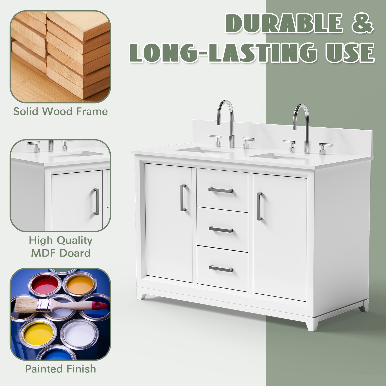 VOUA SAF-DSRCJ-YE1 Bath-Vanity-Combo - View #8