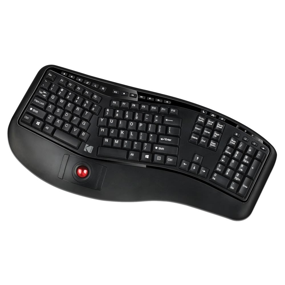 Kodak TRUFORM 3500 Wireless Ergonomic Keyboard with Integrated ...